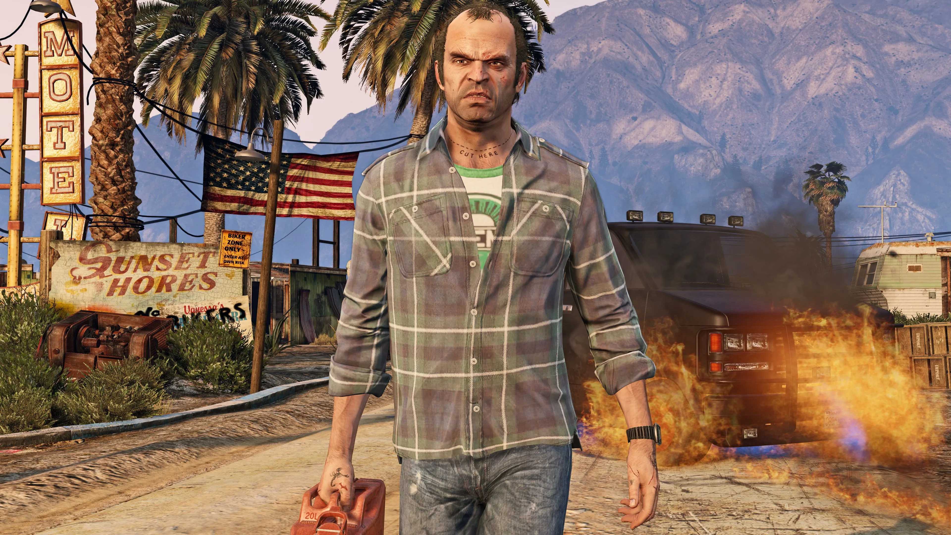 Thế giới mở rộng lớn và hành động trong game Grand Theft Auto 5