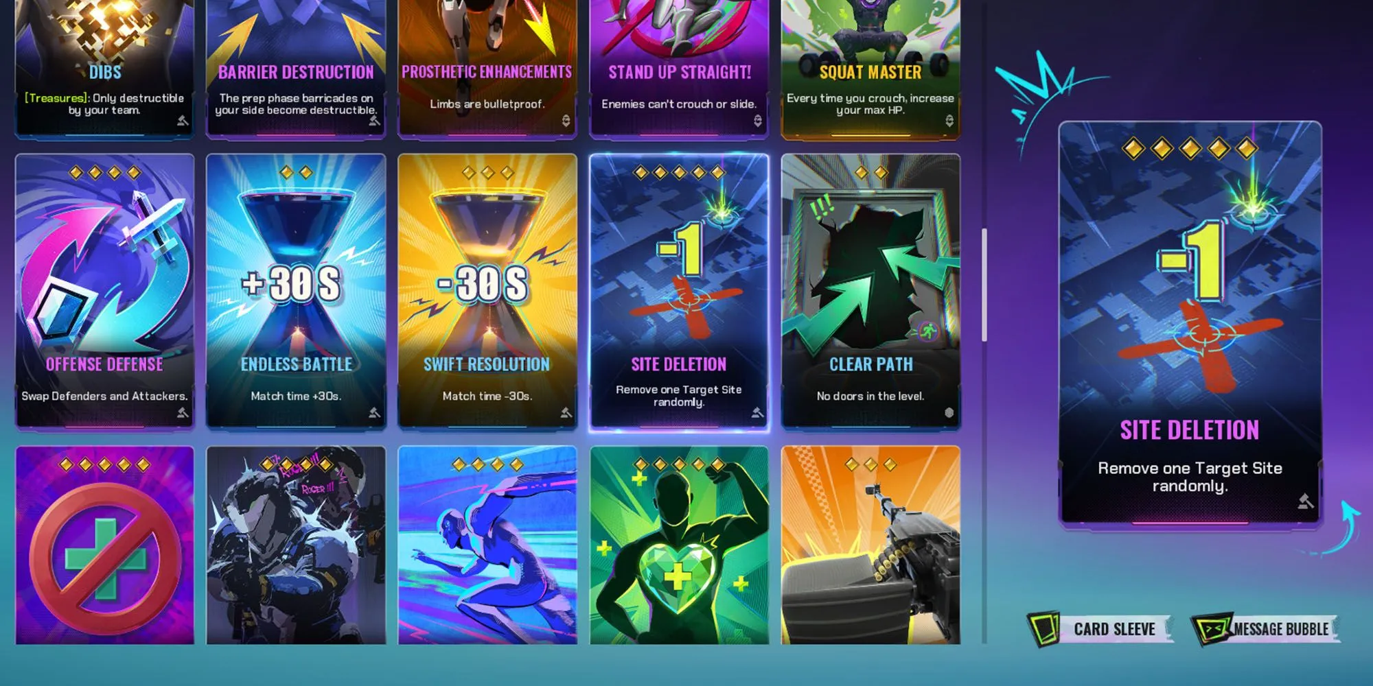 Thẻ Site Deletion trong FragPunk vô hiệu hóa một khu vực đặt bom