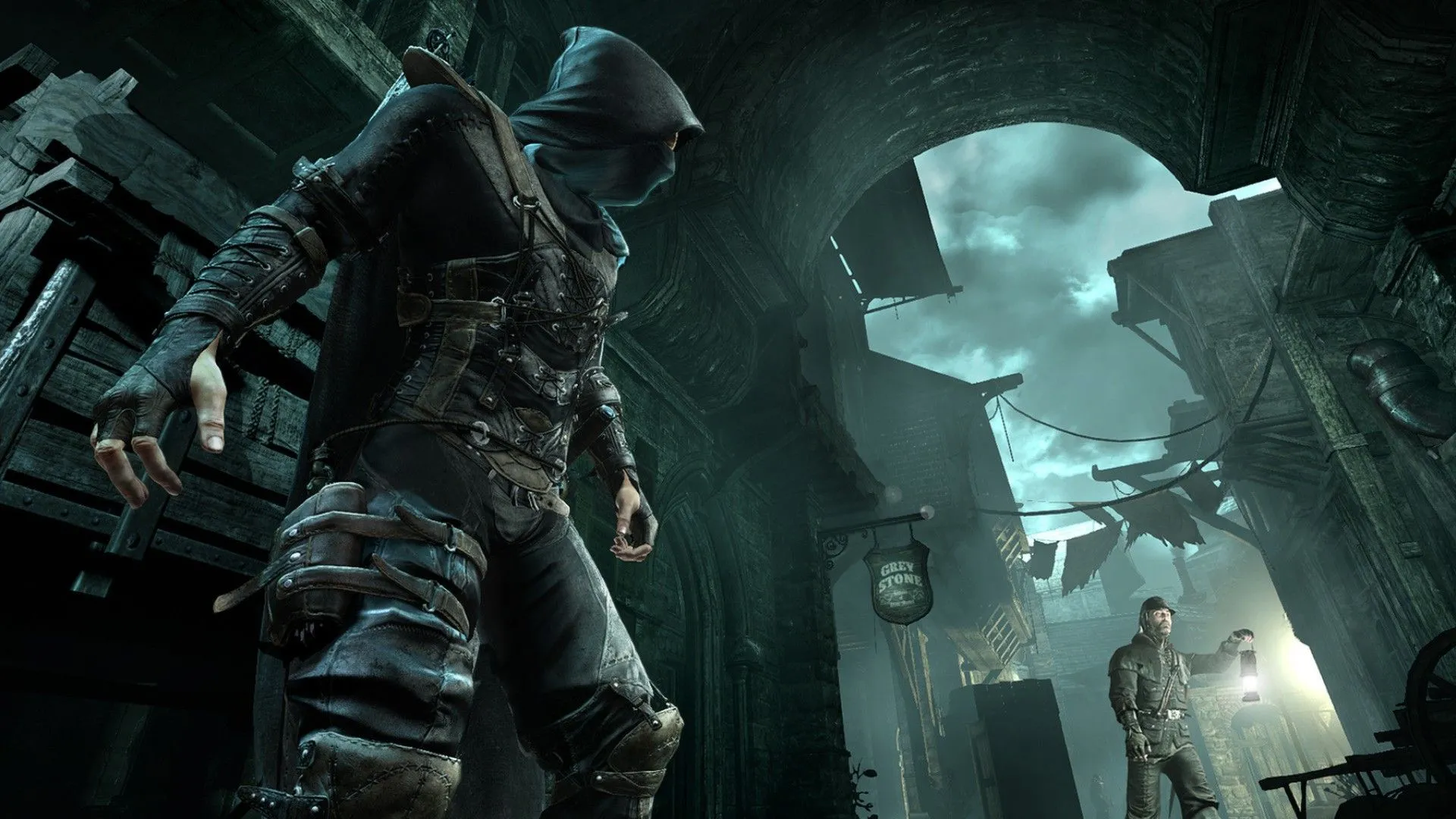Thief 2014 screenshot trong môi trường thiếu sáng