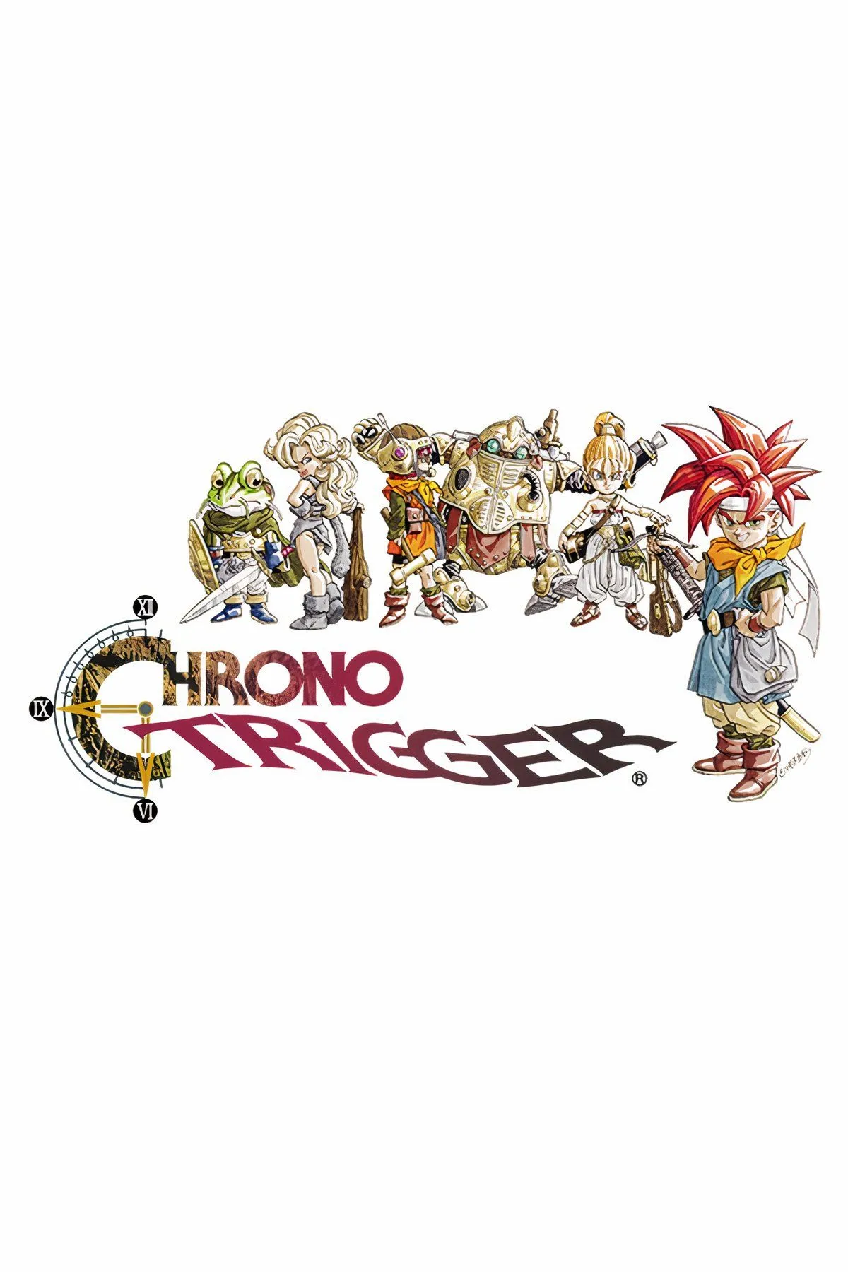 Tổng hợp hình ảnh từ các tựa game RPG kinh điển của Square Enix như Final Fantasy, Chrono Trigger và Dragon Quest