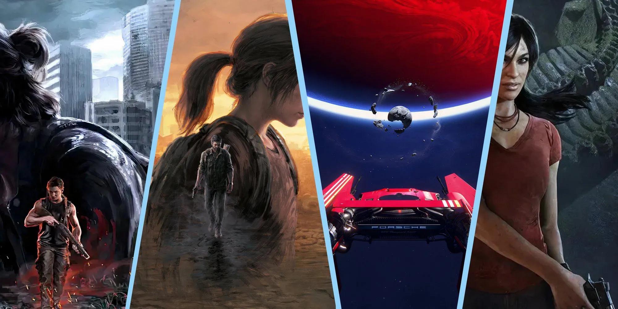 Tổng hợp key art các tựa game nổi tiếng của Naughty Dog và Intergalactic