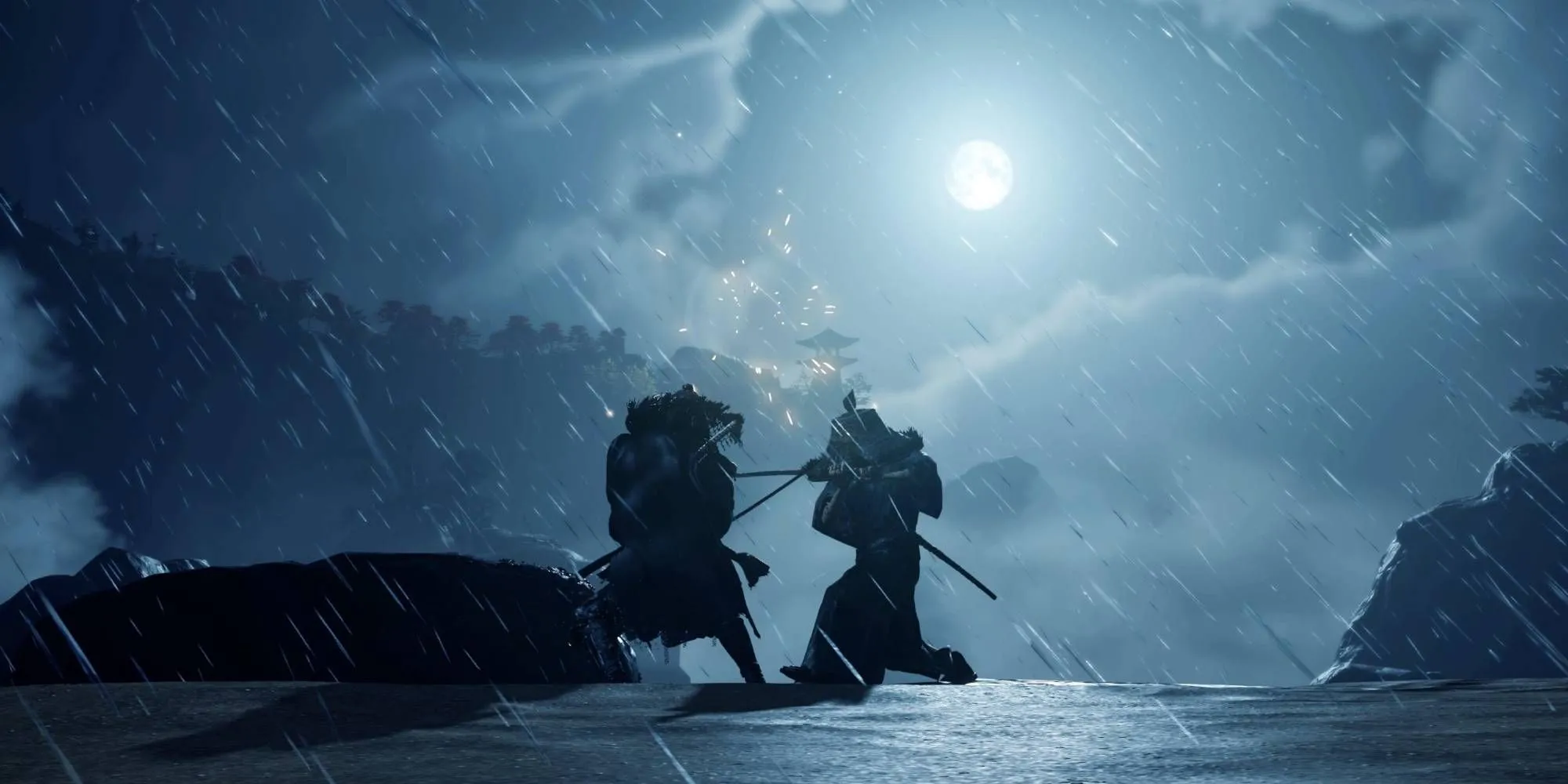 Trận đấu tay đôi Sóng Vỗ trong Ghost of Tsushima
