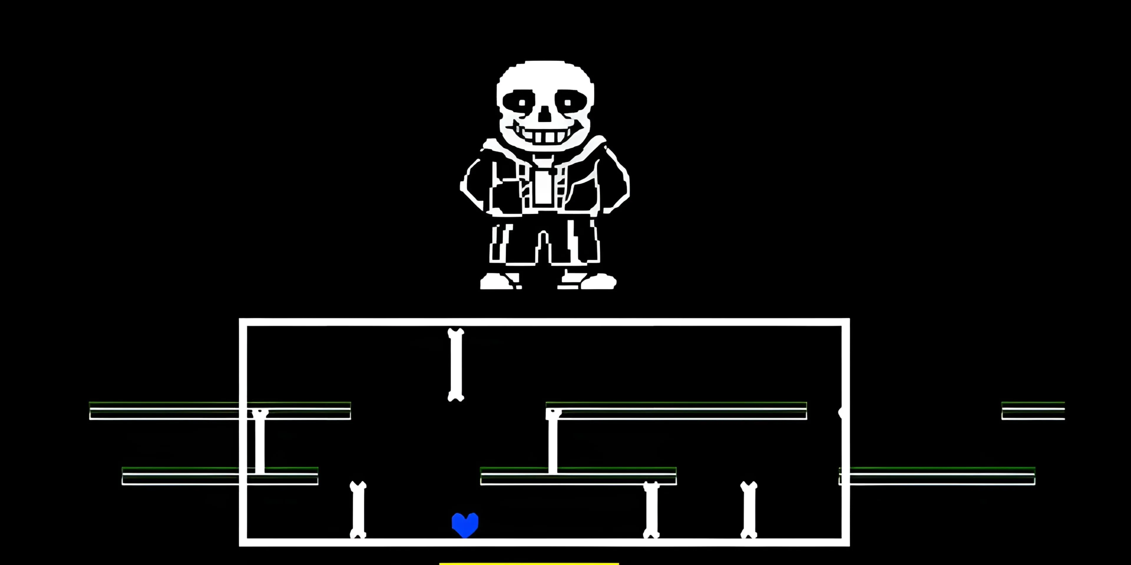 Trận đấu trùm Sans trong game Undertale
