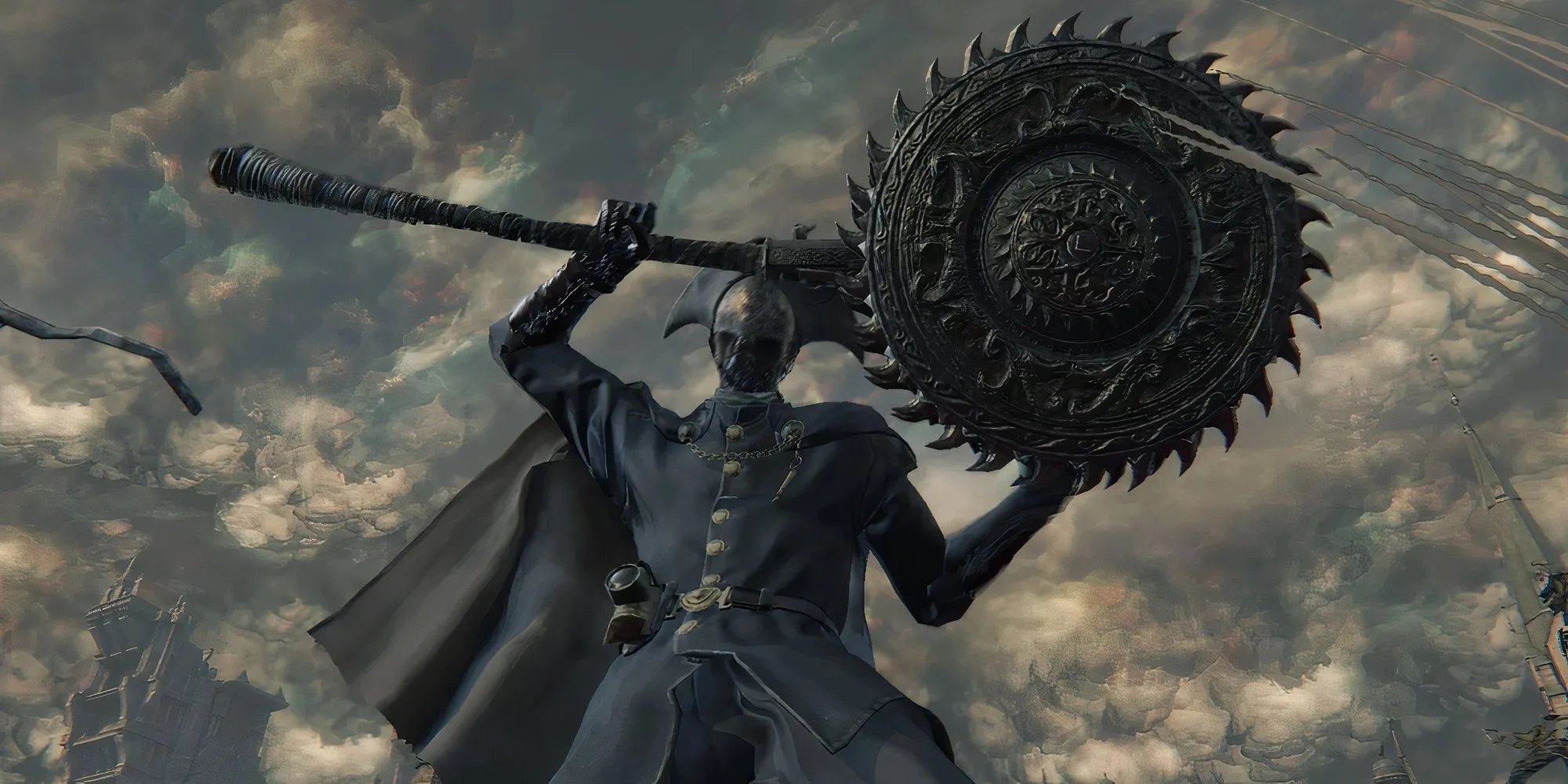 Vũ khí Whirligig Saw (Lưỡi Cưa Pizza) trong Bloodborne
