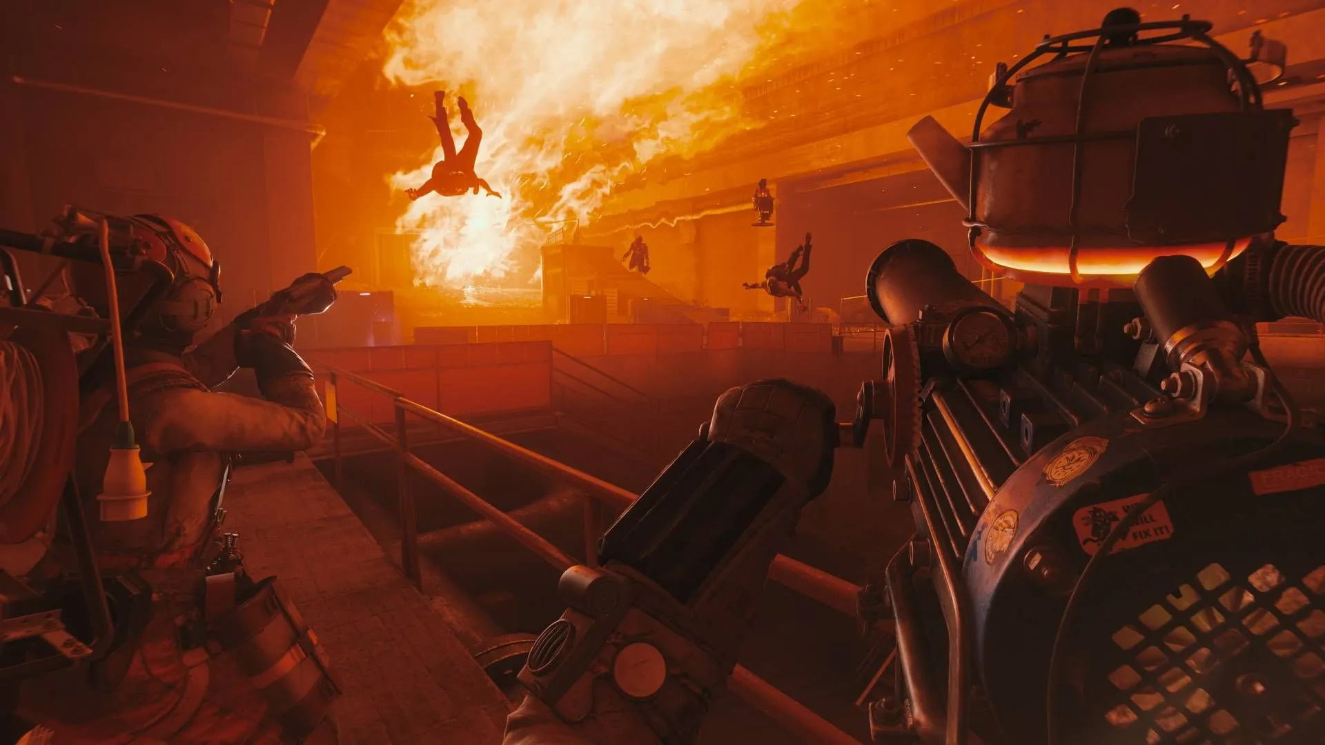 Agent FBC Firebreak đối đầu kẻ thù Hiss giữa ngọn lửa bùng cháy
