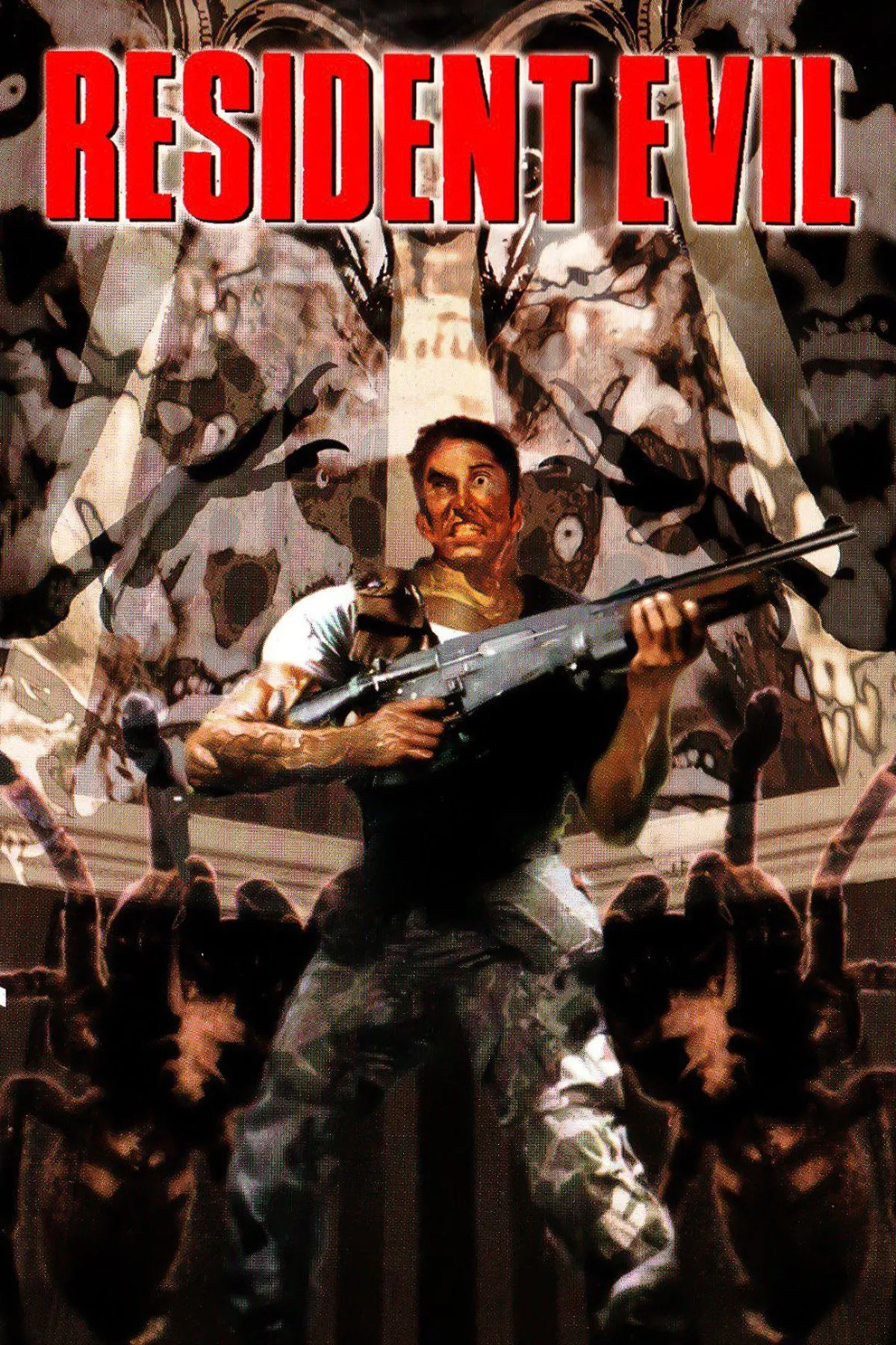 Ảnh bìa gốc của tựa game kinh dị huyền thoại Resident Evil 1.