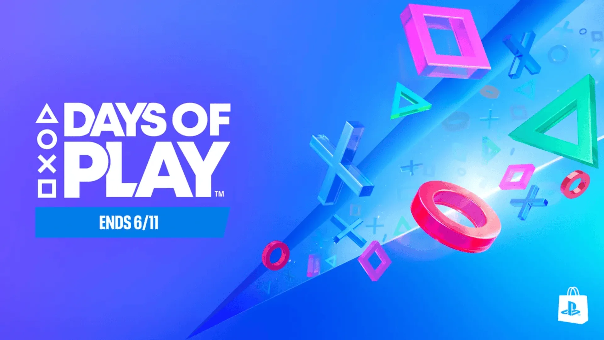 Banner chương trình khuyến mãi Days of Play trên PlayStation Store