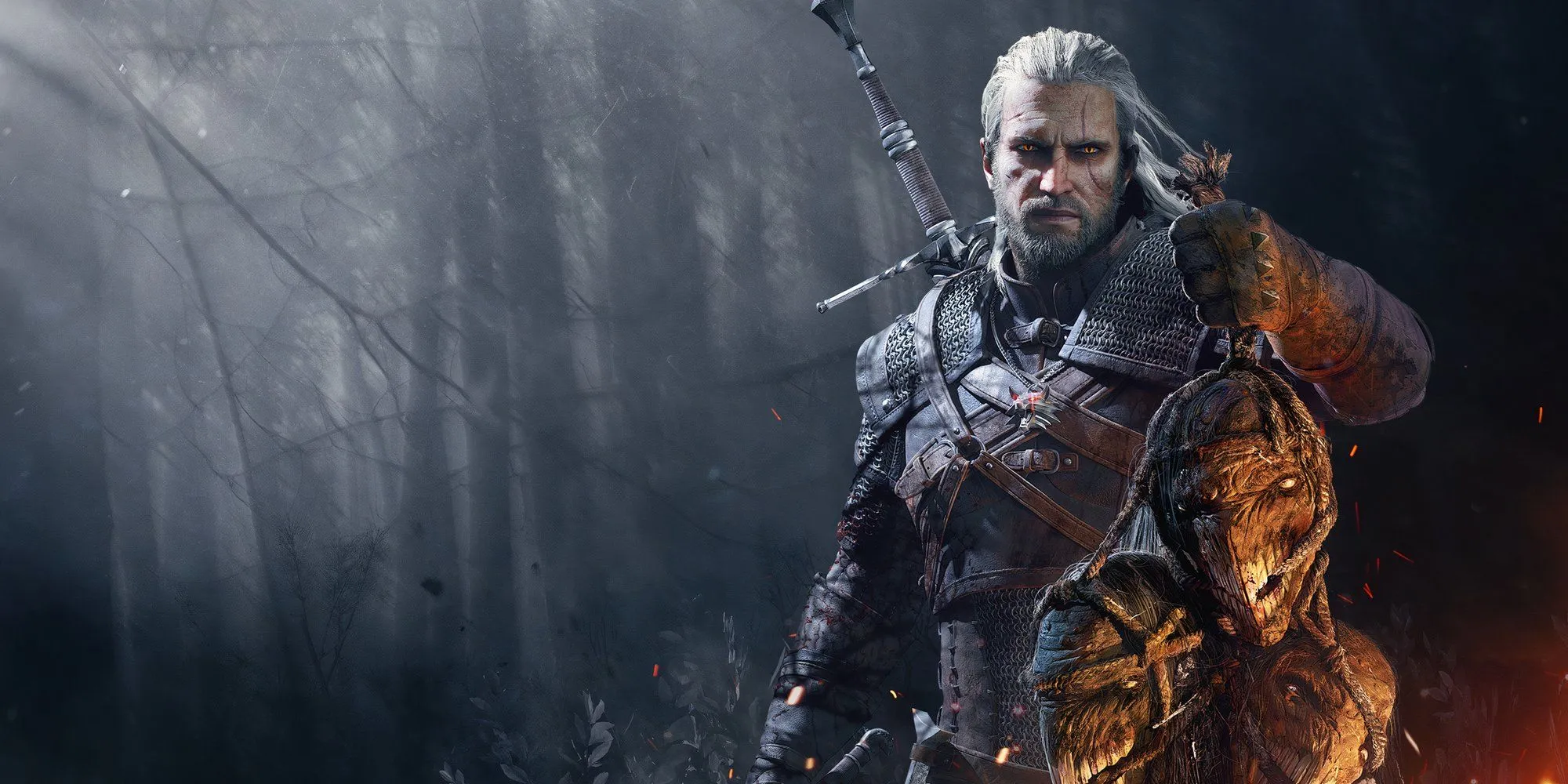 Geralt trong The Witcher 3 đối đầu quái vật, minh họa cho bản cập nhật mới hỗ trợ mod