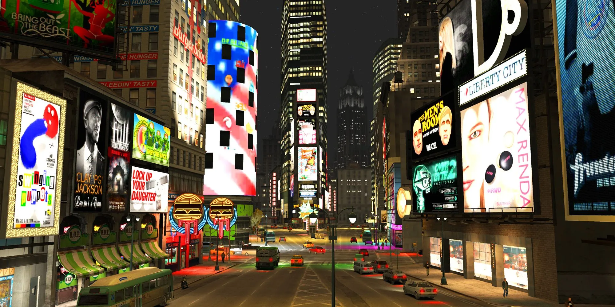 Hình ảnh khu vực Star Junction trong GTA 4, một trong những địa điểm biểu tượng của Liberty City