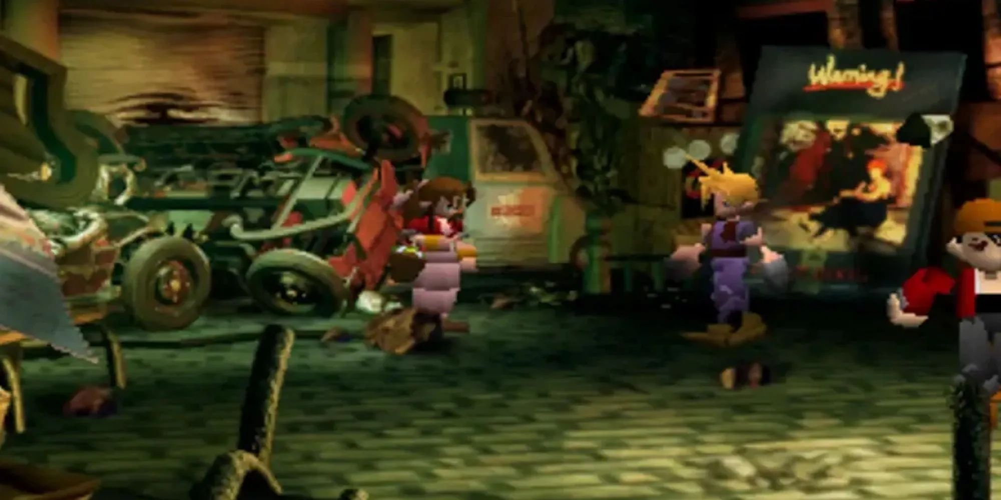 Nhóm nhân vật chính của FF7 đứng cùng nhau từ cơ sở dữ liệu game IGDB