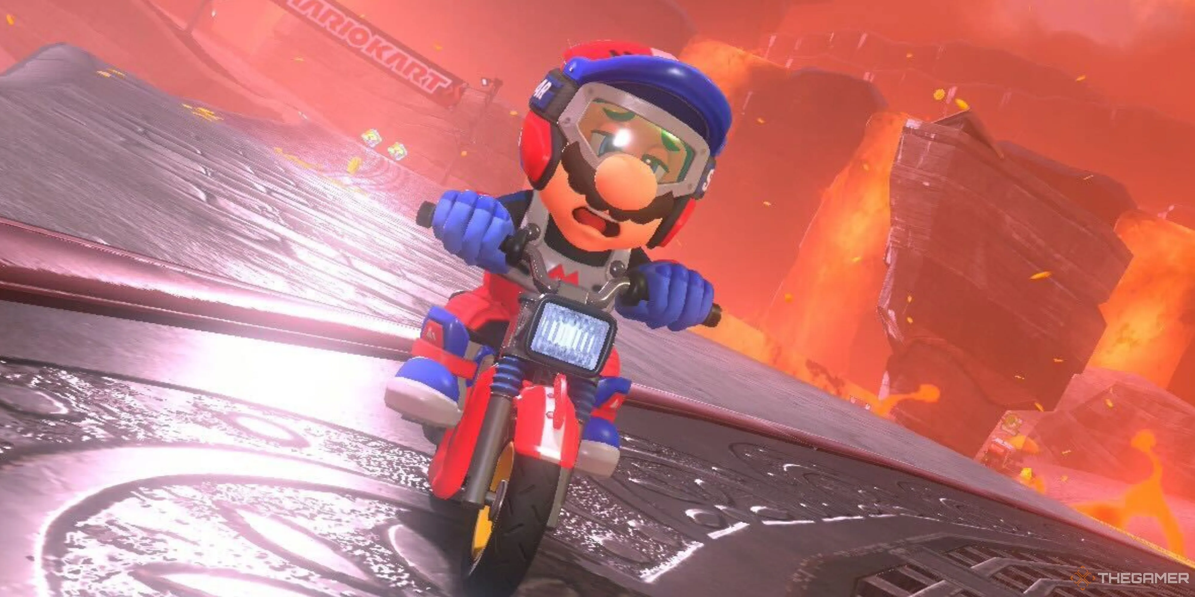 Yoshi ngân nga Totaka's Song trong màn hình chọn nhân vật Mario Kart World