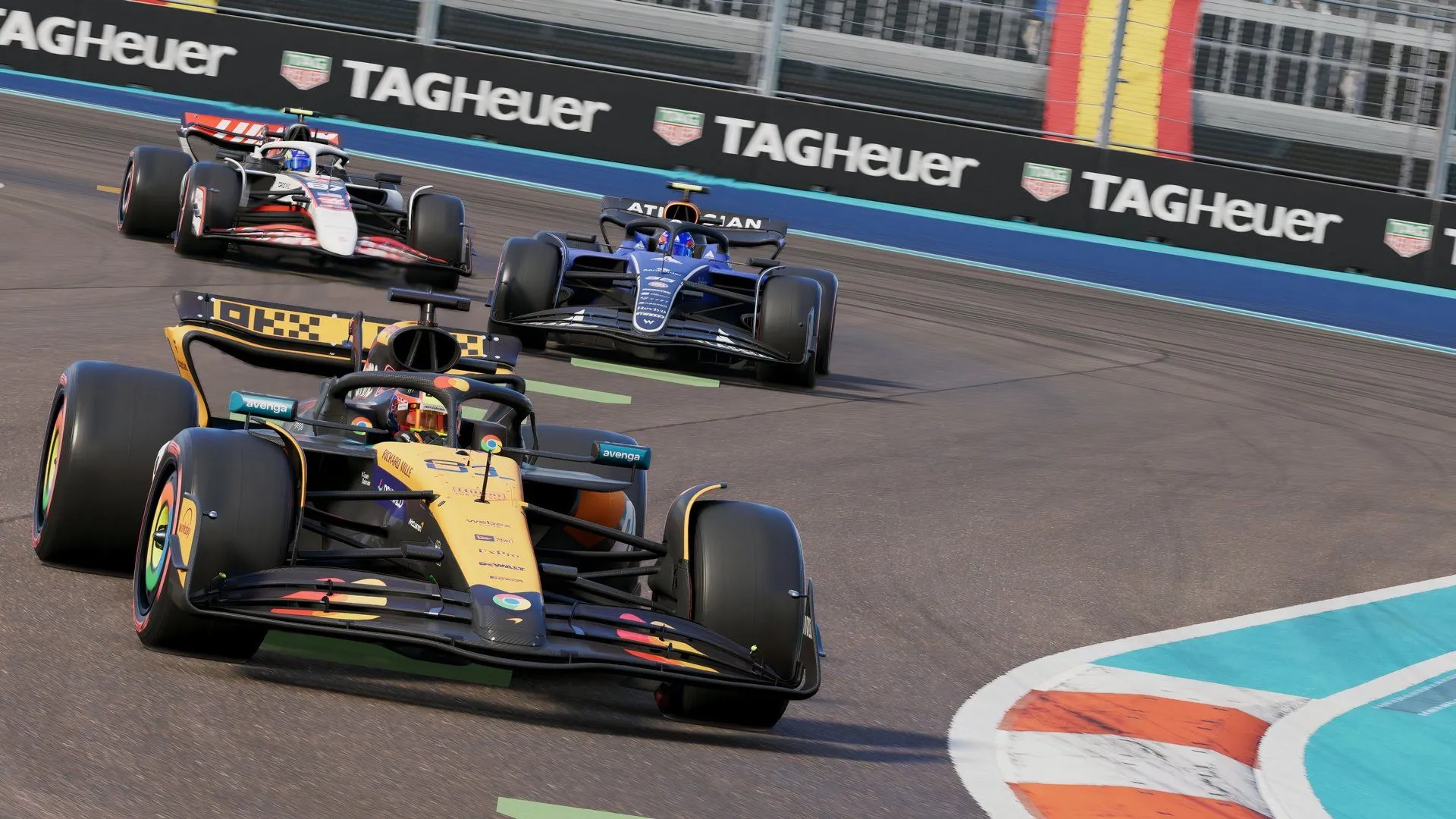 Aiden Jackson và Drake Butler trong chế độ Braking Point 3 của game F1 25