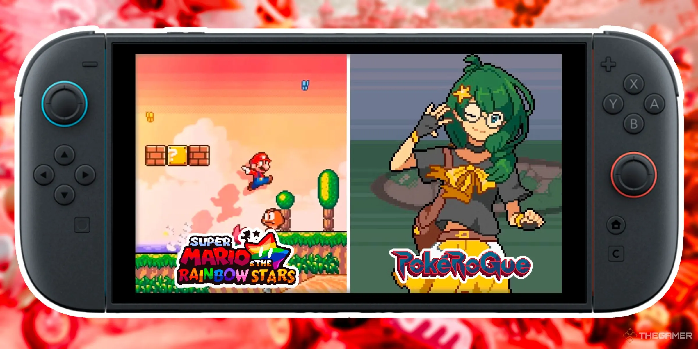Ảnh fan game Super Mario &amp; The Rainbow Stars và PokeRogue