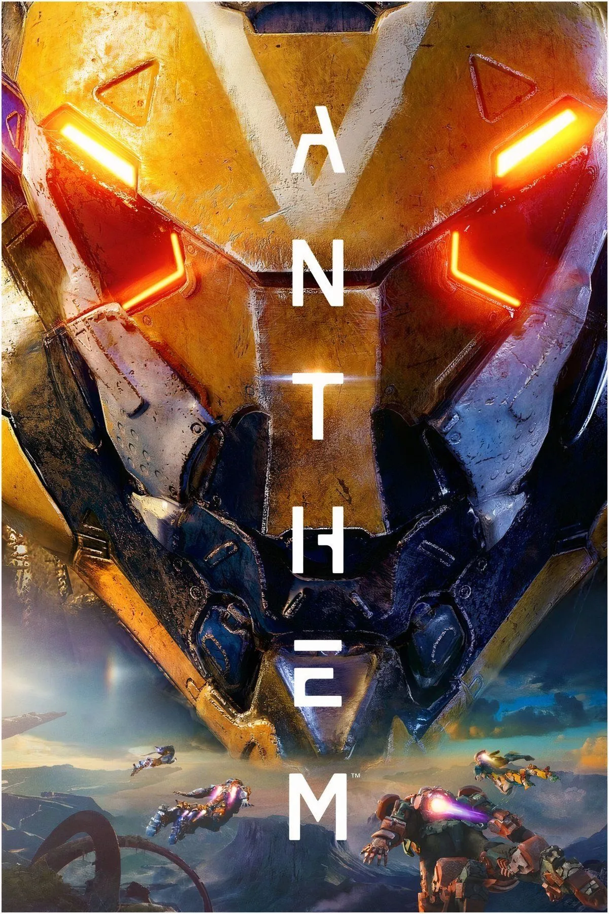 Ảnh ghép các yếu tố trong game Anthem và BioWare