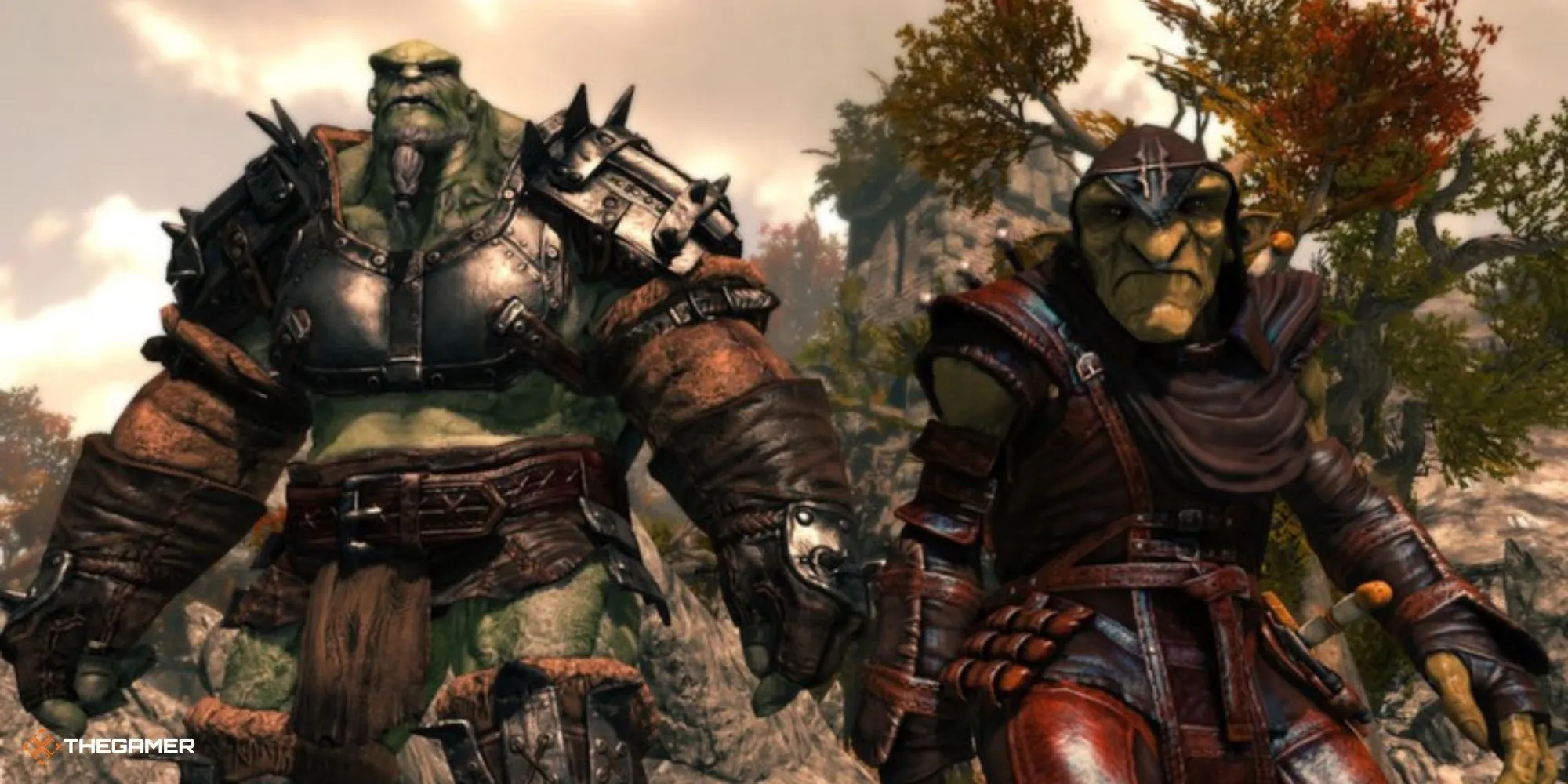 Arkail (Orc) và Styx (Goblin) trong Of Orcs And Men, hai đồng minh bất đắc dĩ chống lại Đế chế loài người