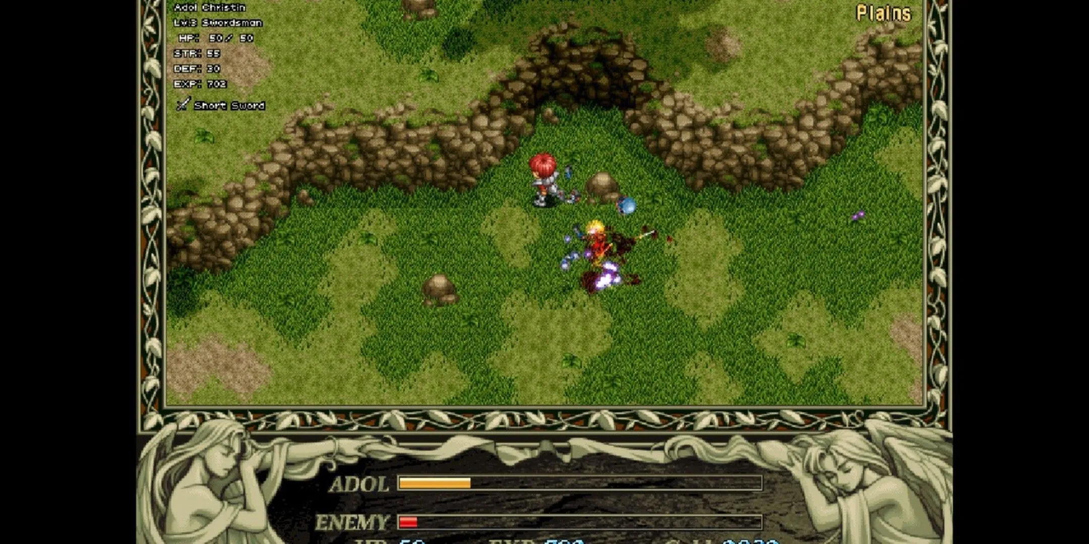 Bìa đĩa game Ys 1 &amp; 2 Remake cho TurboGrafx-CD, phiên bản tổng hợp 2 phần