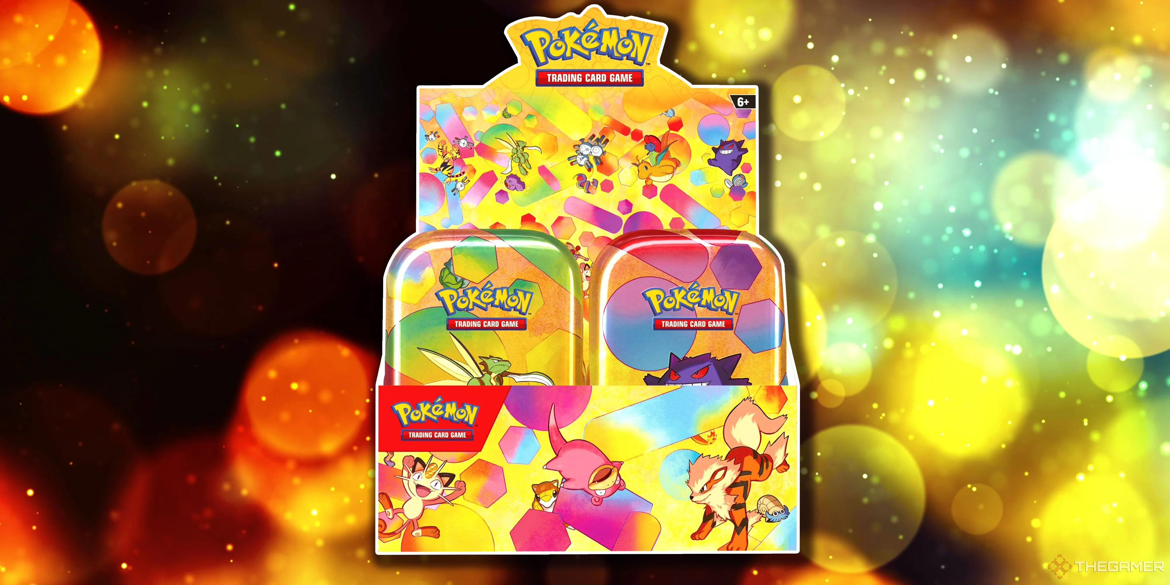 Bộ Mini Tin Display 151 của Pokemon TCG với các Pokemon vùng Kanto.