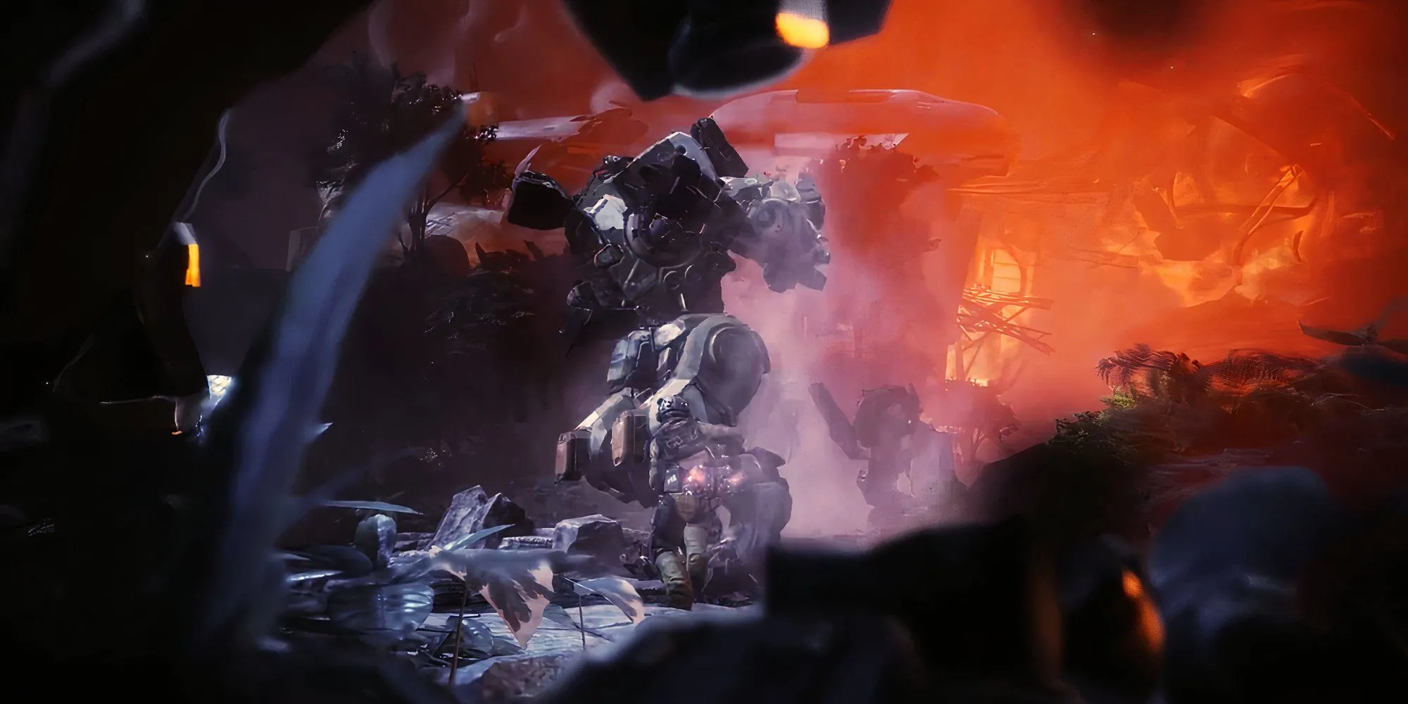 BT và phi công ban đầu của mình chiến đấu trong những khoảnh khắc mở đầu của Titanfall 2