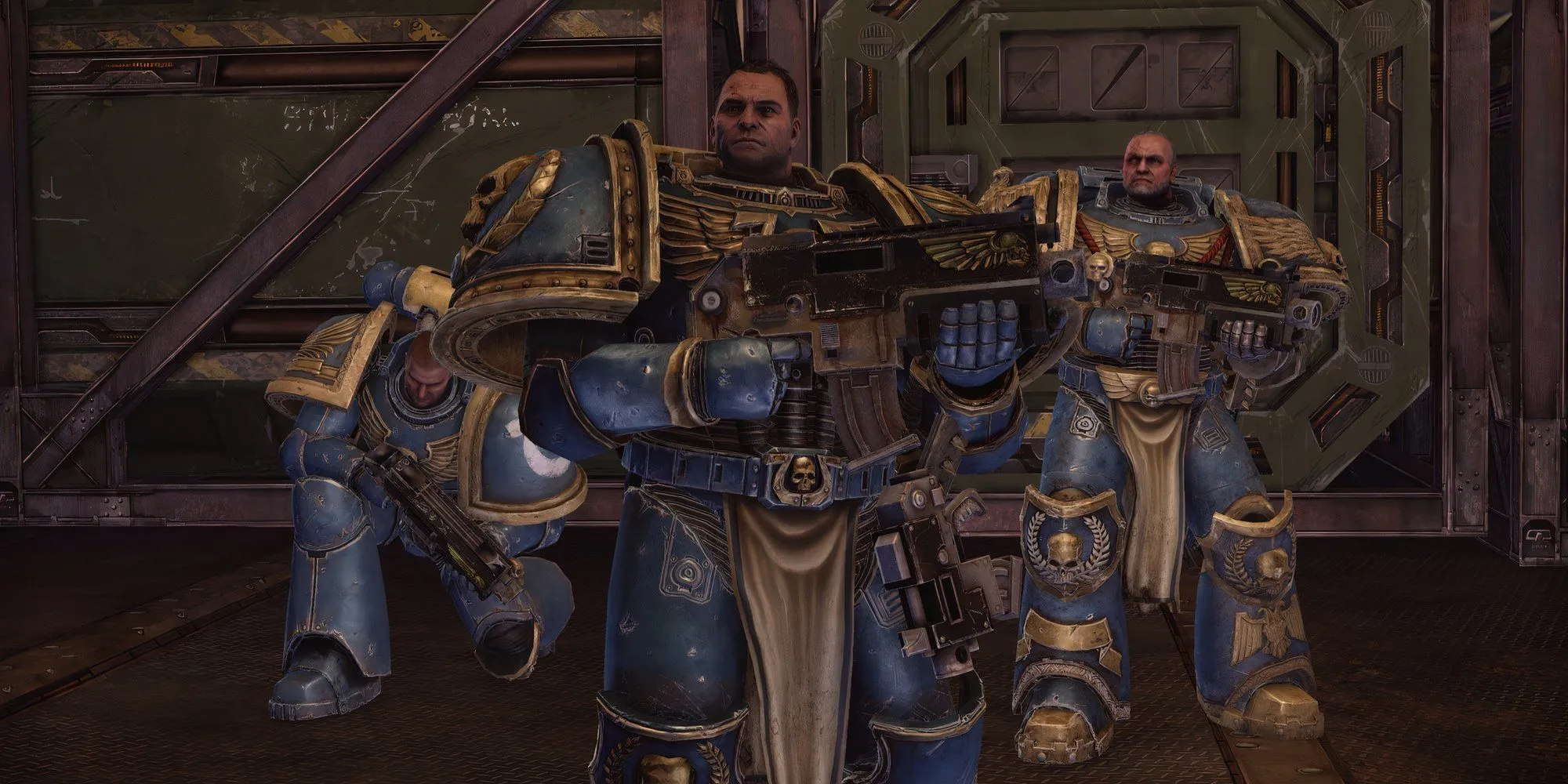 Captain Titus và đồng đội chuẩn bị cho cuộc chiến khốc liệt trên hành tinh Graia trong Warhammer 40,000 Space Marine Master Crafted Edition