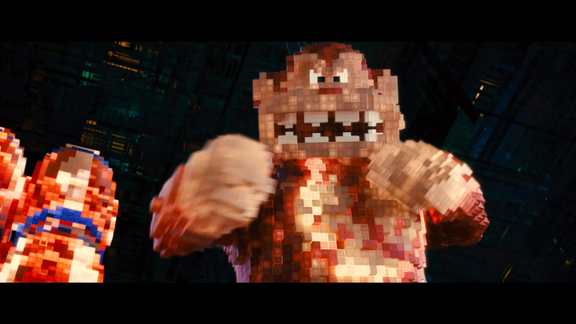 Donkey Kong xuất hiện trong bộ phim Pixels (2015), tái hiện cảnh ném thùng kinh điển của nhân vật.