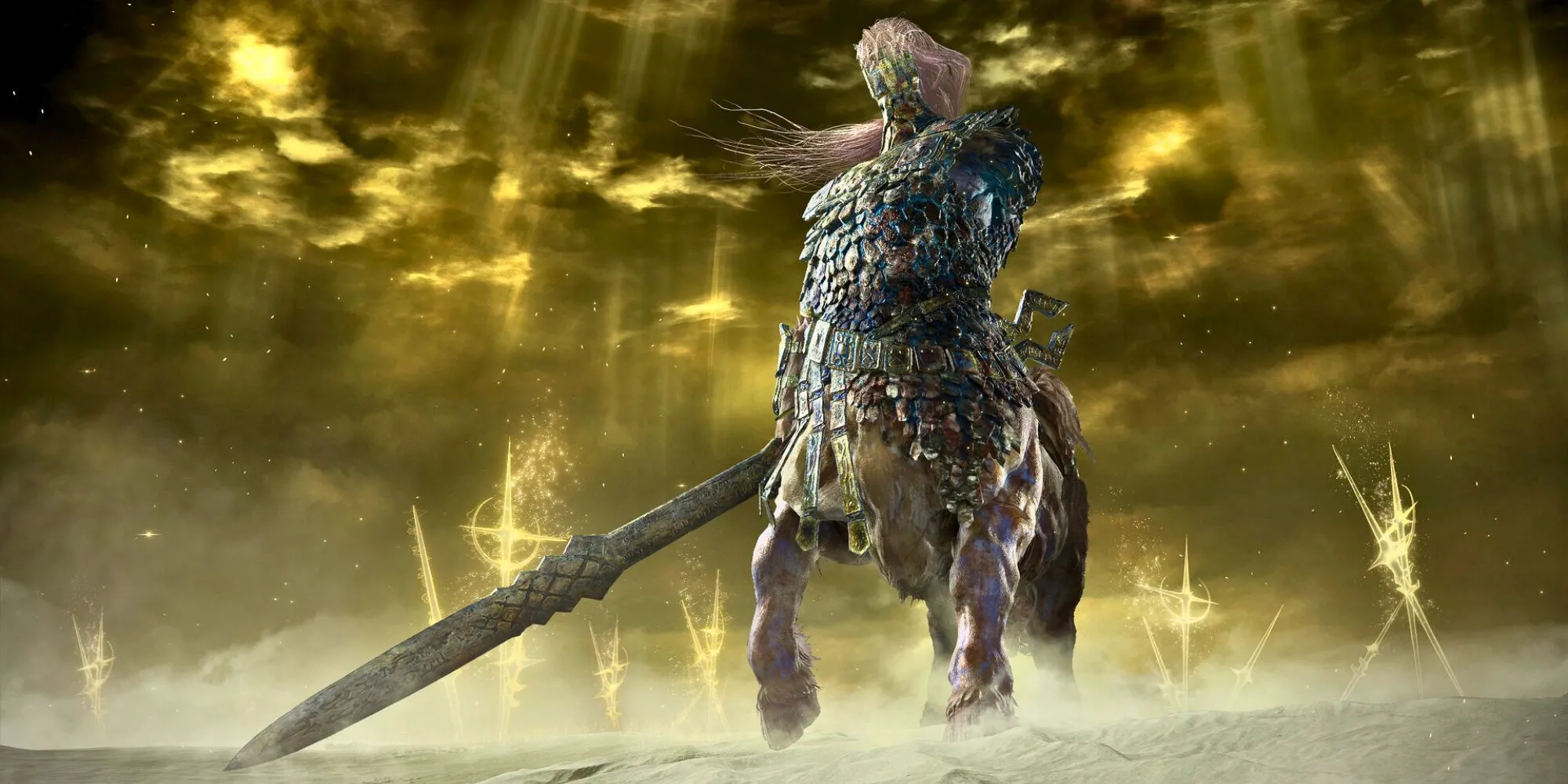 Fulghor, Champion of Nightglow, kỵ sĩ bóng đêm tốc độ cao trong Elden Ring Nightreign