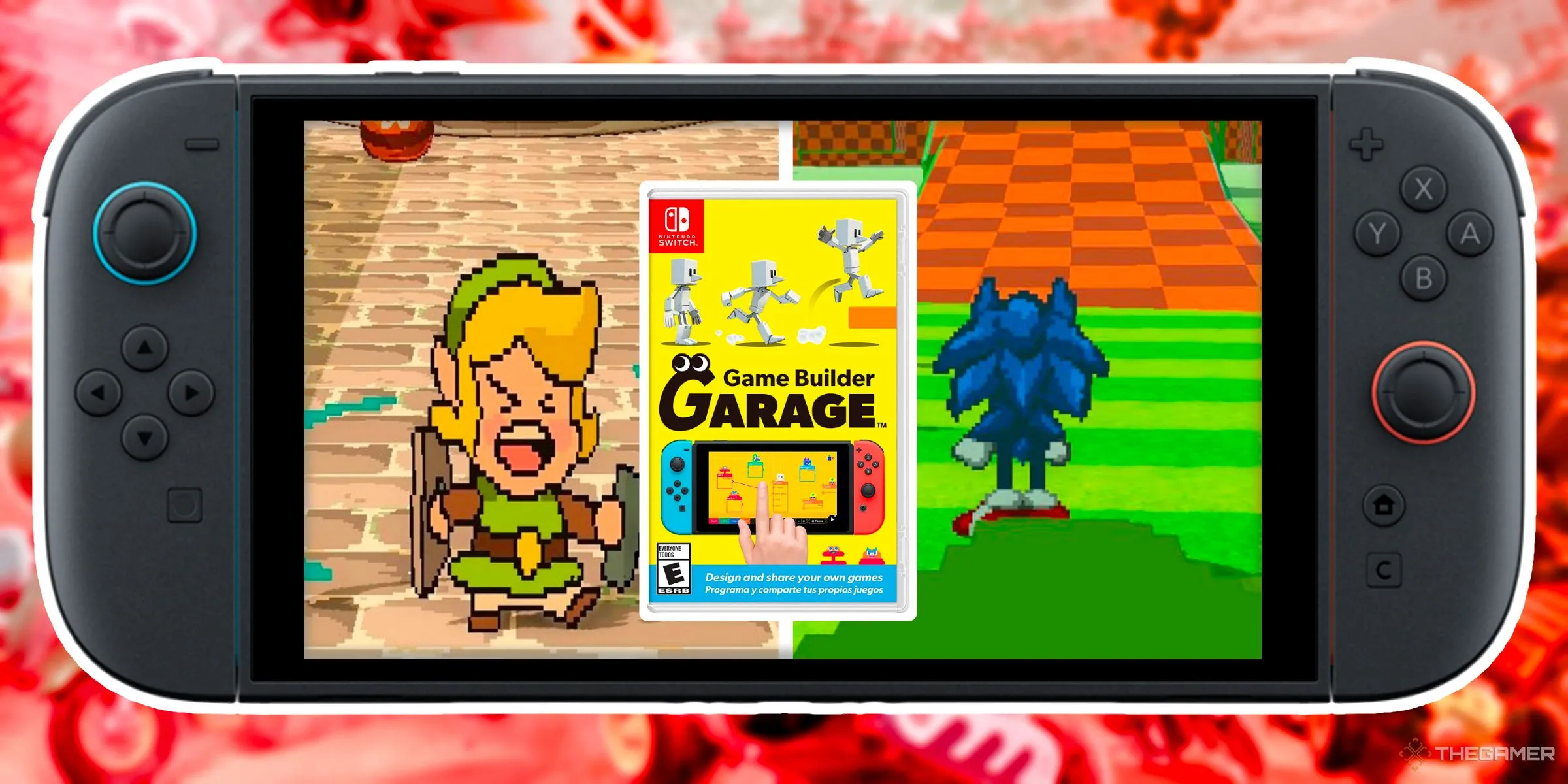 Game fan made lấy cảm hứng từ Sonic và Zelda trong Game Builder Garage