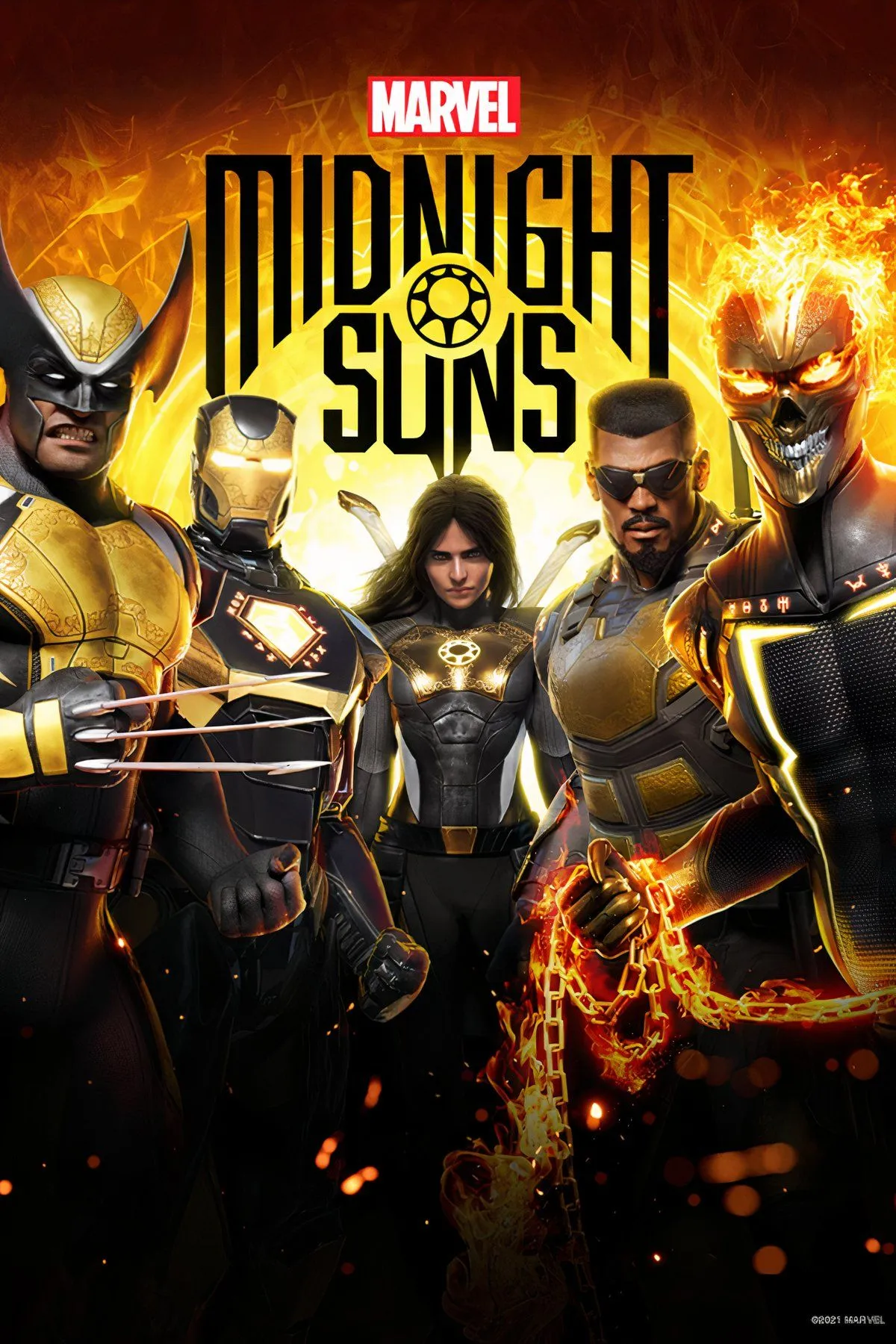 Giao diện chiến đấu theo lượt và hệ thống xây dựng bộ bài trong game nhập vai Marvel's Midnight Suns.