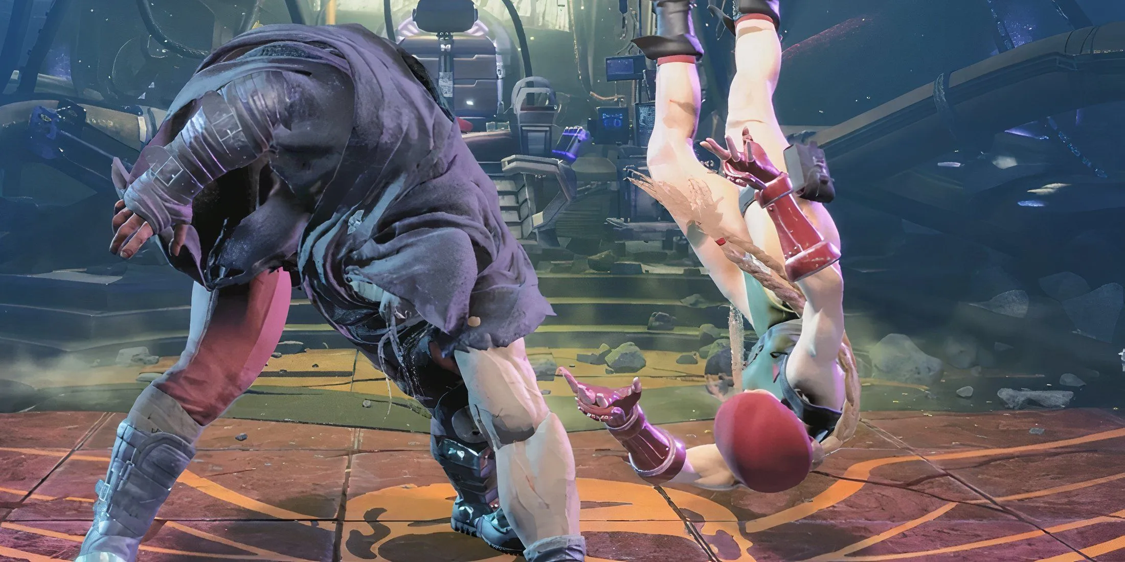 Góc nhìn cận cảnh một đấu sĩ trong Street Fighter 6