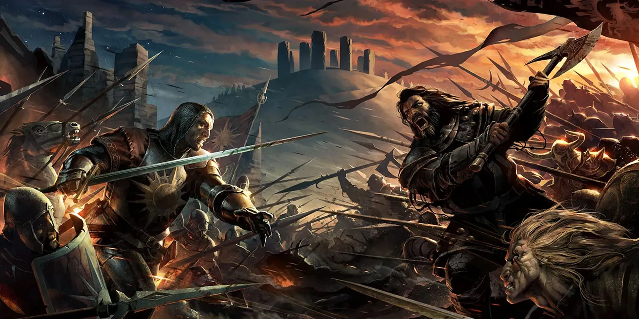 Hình ảnh chiến trường trong tác phẩm The Heroes của series The First Law