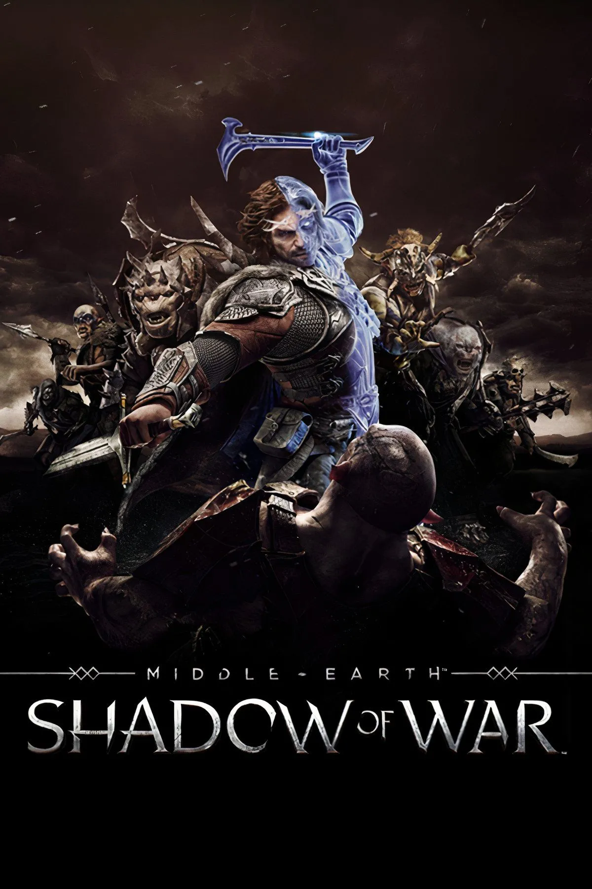 Hình ảnh tổng hợp từ Middle-Earth Shadow of War, nhấn mạnh bối cảnh game và vai trò của Orc