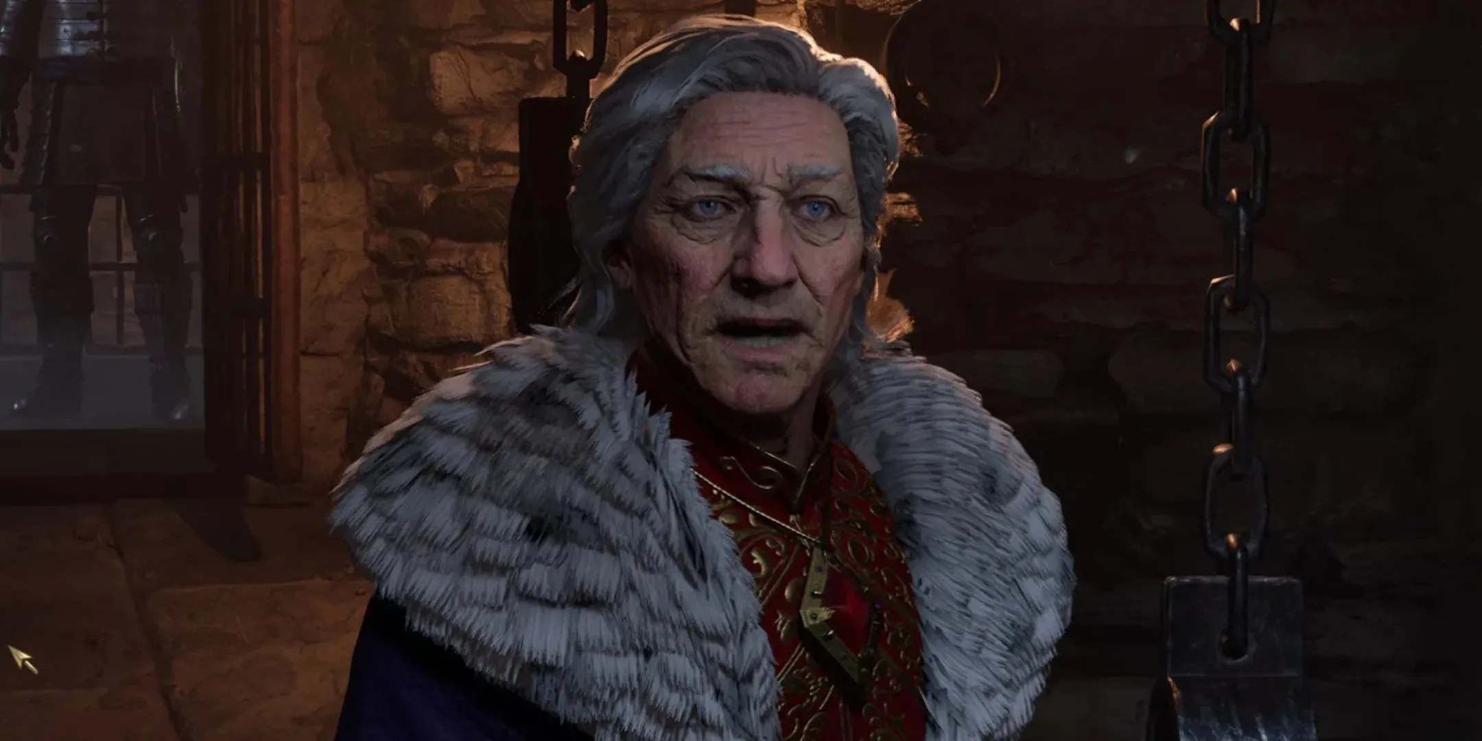 Hoàng đế Uriel Septim VII trong phiên bản The Elder Scrolls 4 Oblivion Remastered, với đồ họa được cải thiện