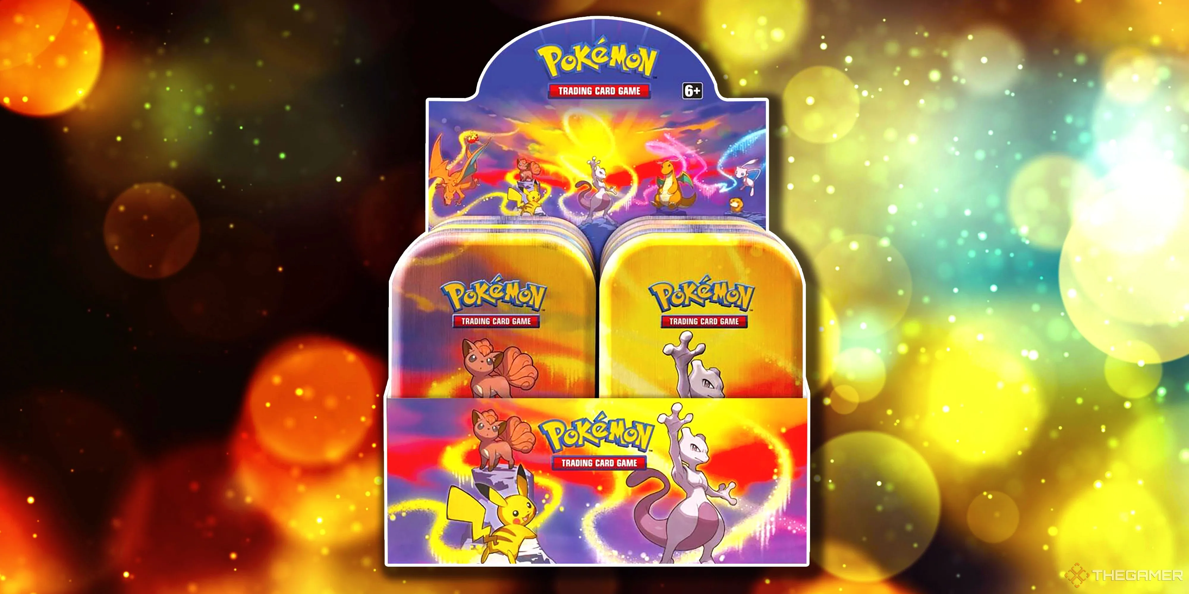Màn hình hiển thị Mini Tin Display Kanto Power của Pokemon TCG.