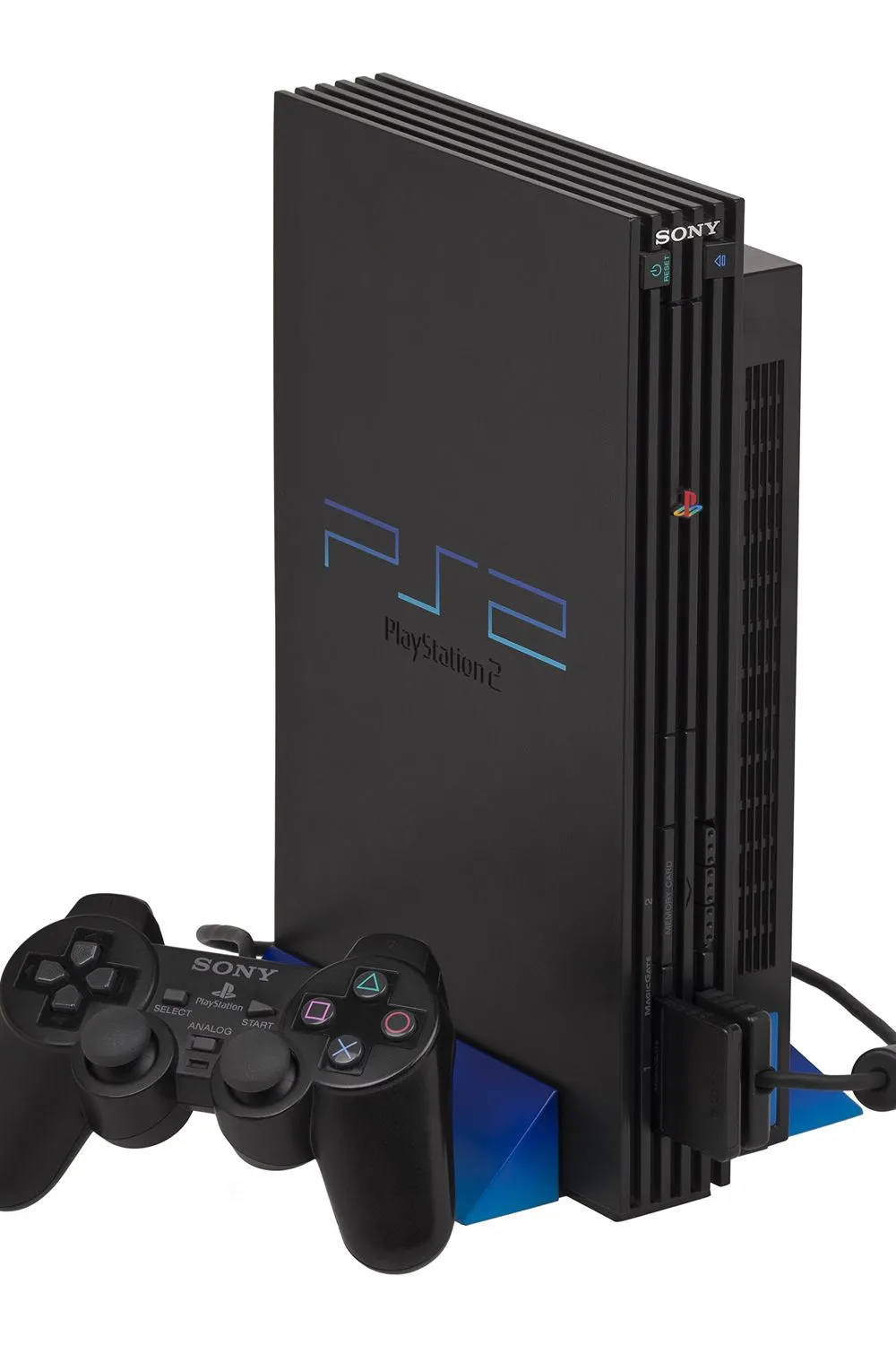 Máy console PlayStation 2 (PS2) màu đen cổ điển