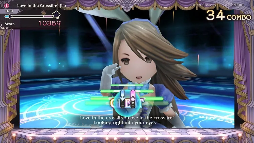 Mini-game mới Luxencheer Rhythm Catch trong Bravely Default Flying Fairy HD Remaster trên Nintendo Switch 2