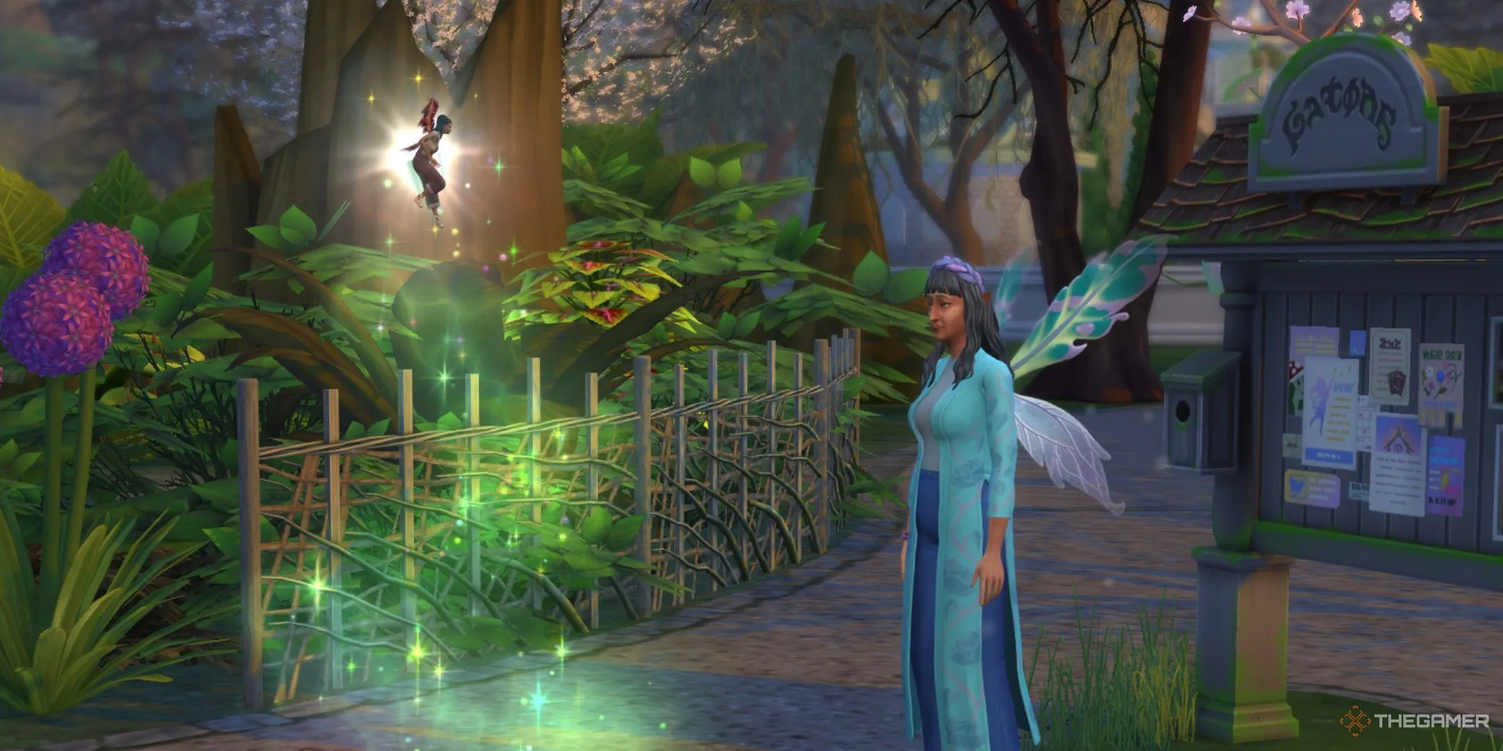 Một Sim thu nhỏ để chữa bệnh trong The Sims 4 Enchanted By Nature