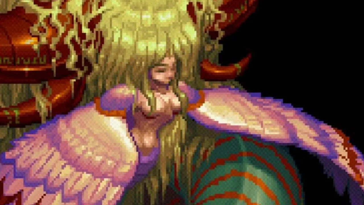 Myria trong hình dạng boss cuối cùng ở Breath of Fire 3