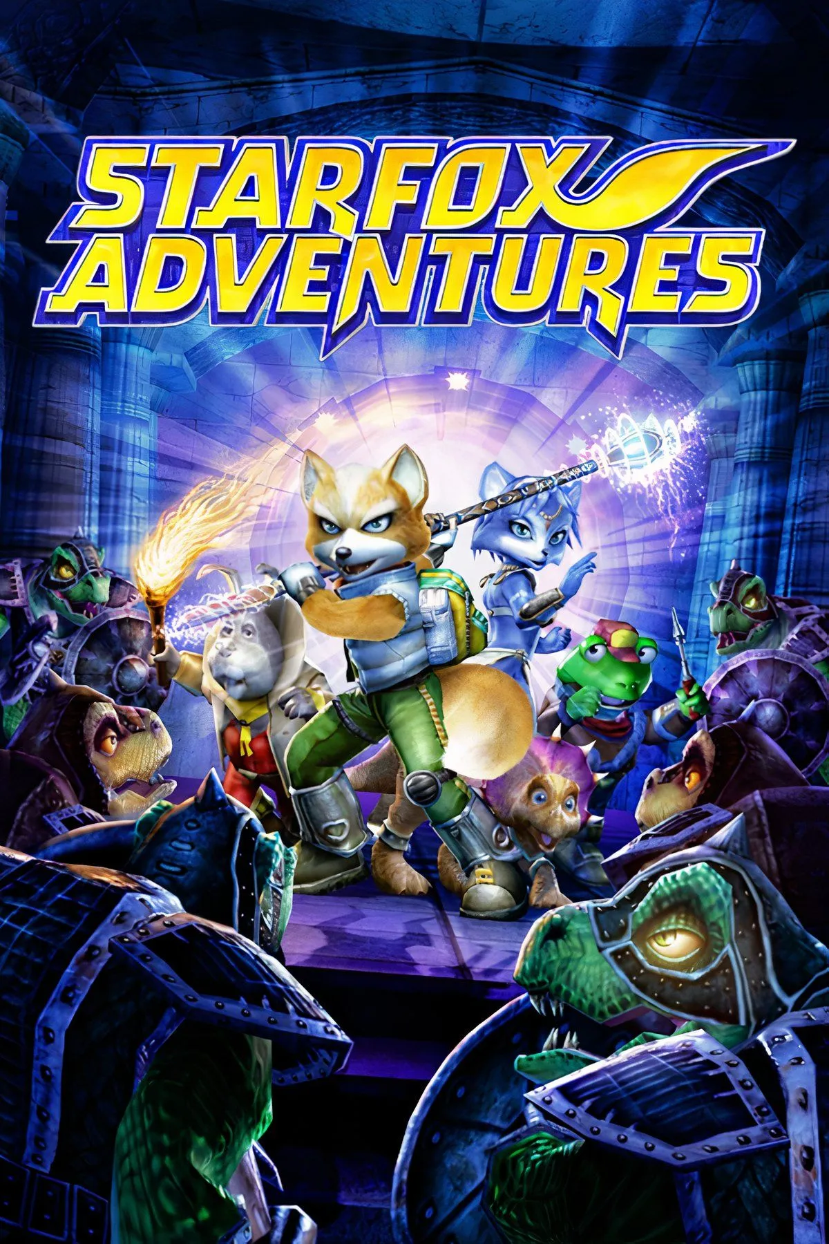 Nhân vật Fox McCloud trong Star Fox Adventures và hình ảnh phác thảo từ dự án Dinosaur Planet ban đầu