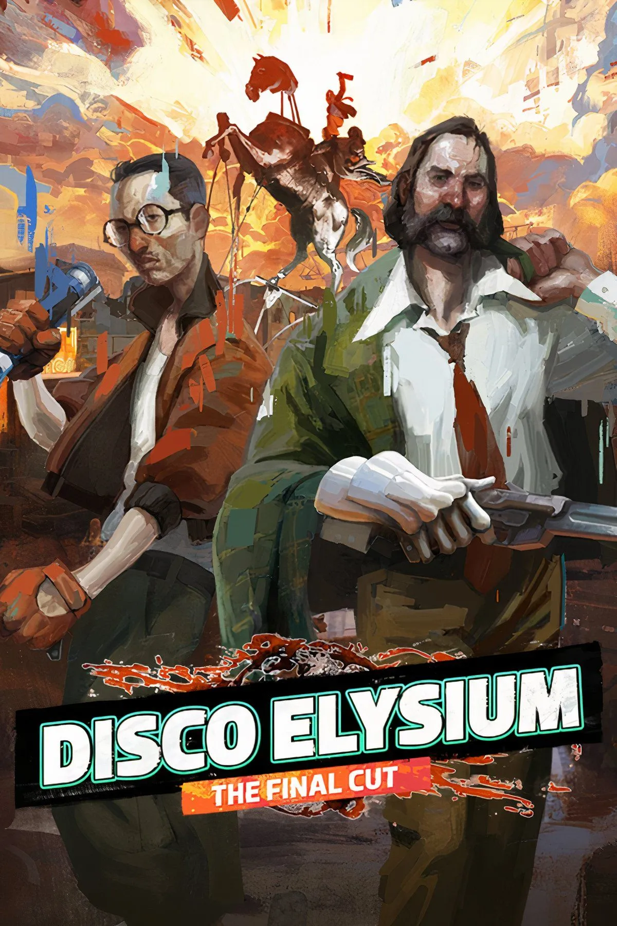 Nhân vật Harry Du Bois trong Disco Elysium nhìn chằm chằm vào bản đồ, thể hiện sự bối rối và bí ẩn trong vụ án điều tra.