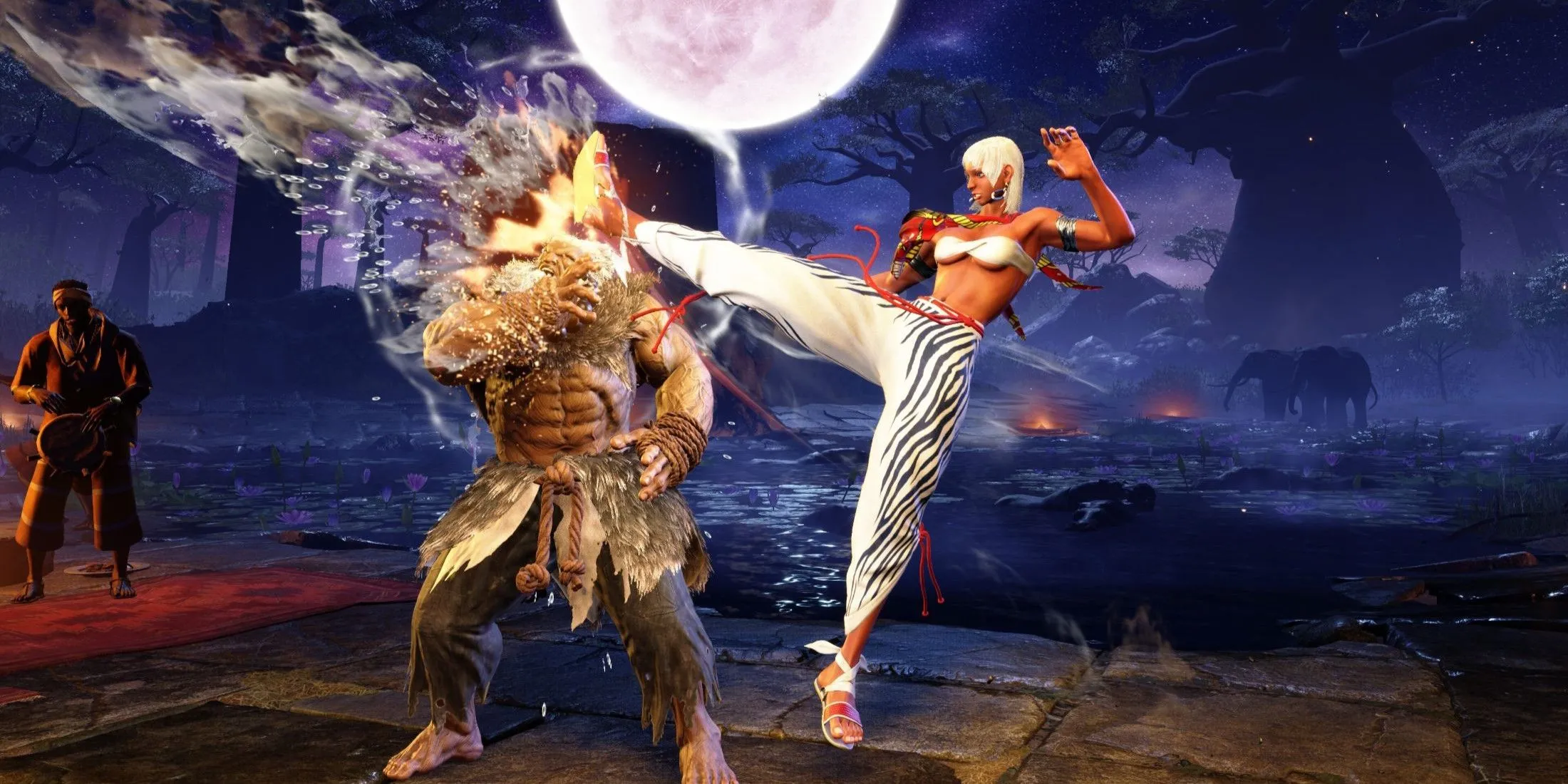 Nữ đấu sĩ Elena trình diễn kỹ năng trong Street Fighter 6