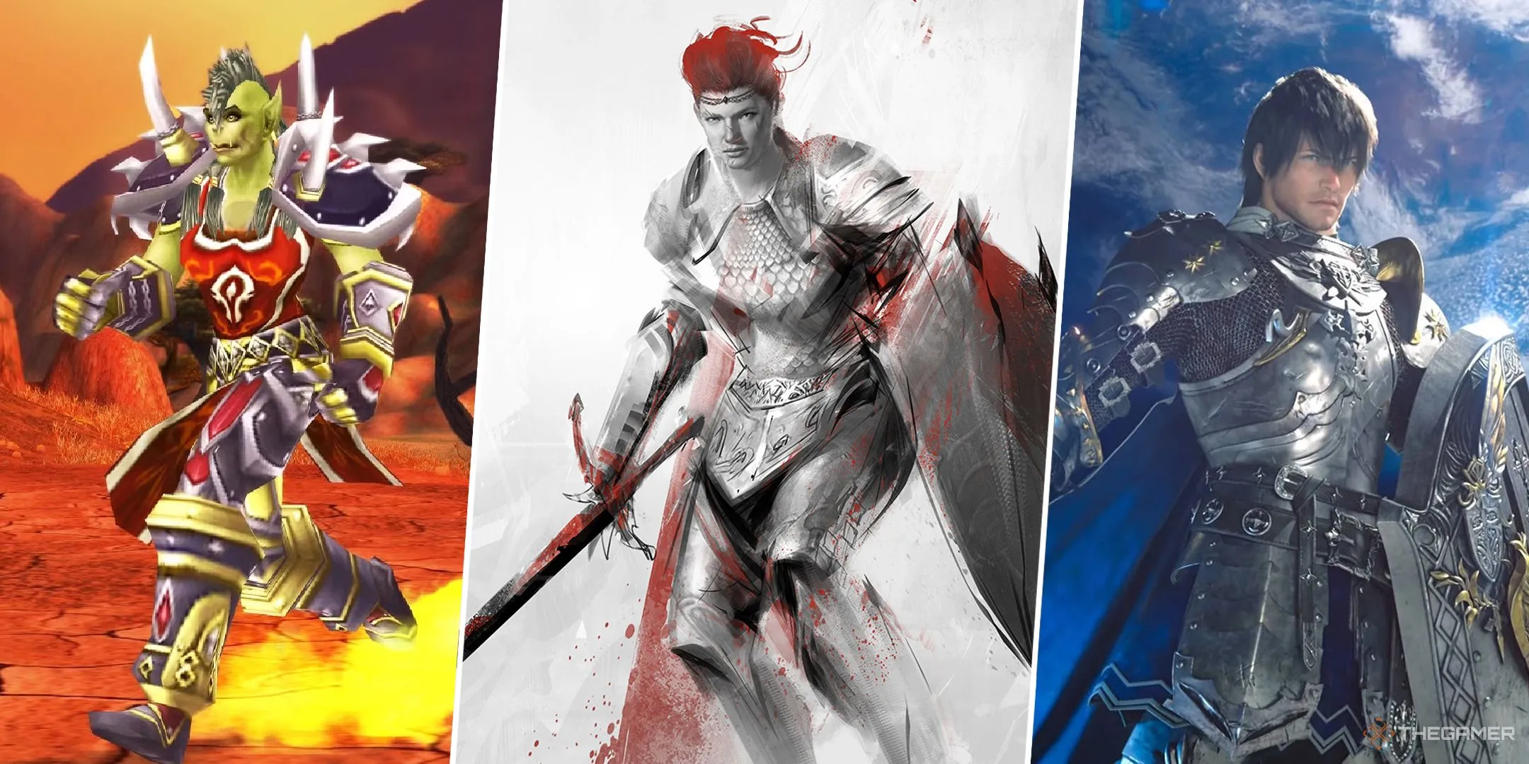 So sánh ba tựa game MMO nổi bật là World of Warcraft Classic, Guild Wars 2 và Final Fantasy 14.