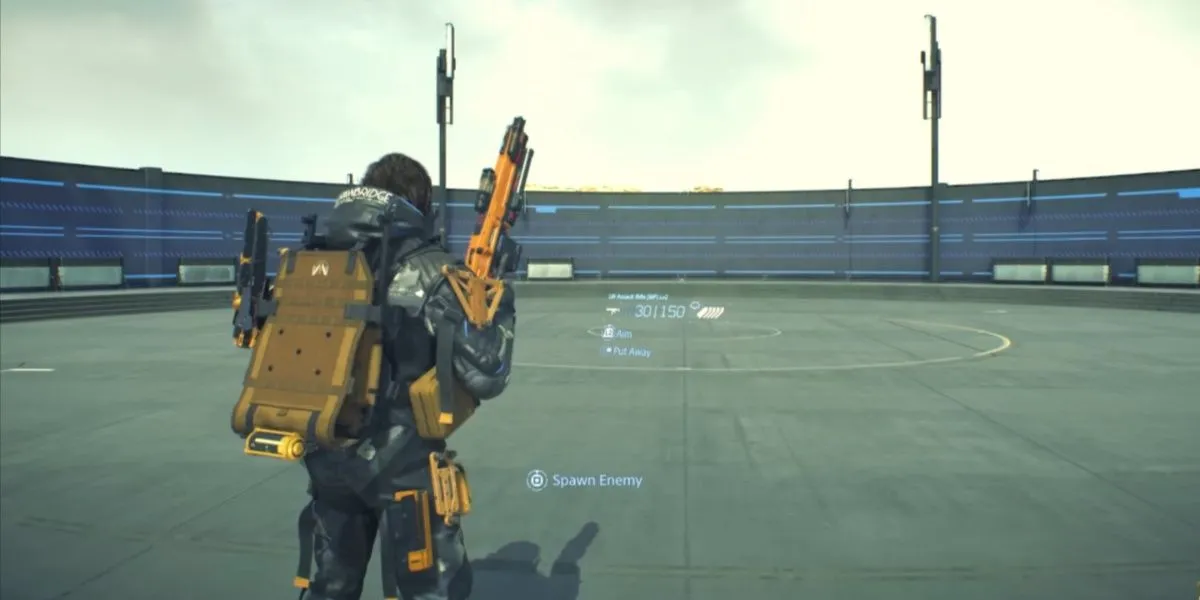 Súng trường tấn công LW Assault Rifle (MP) Lv2, vũ khí đa dụng với ba chế độ bắn trong Death Stranding 2