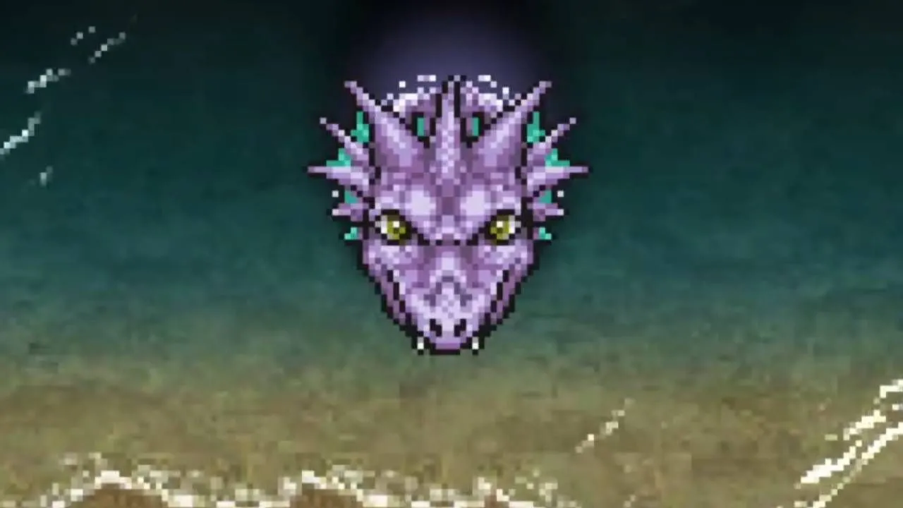 Syldra chết trên bờ biển Walse trong Final Fantasy 5