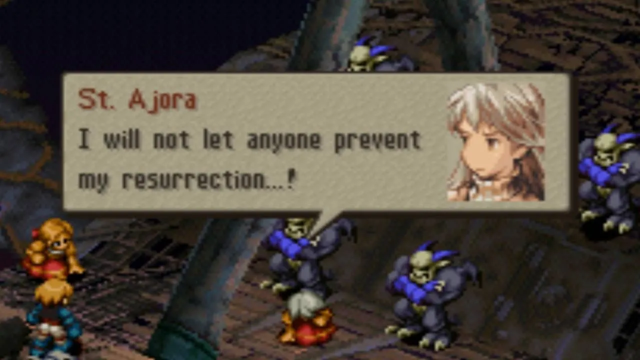 Thánh Ajora chuẩn bị hồi sinh trong Final Fantasy Tactics