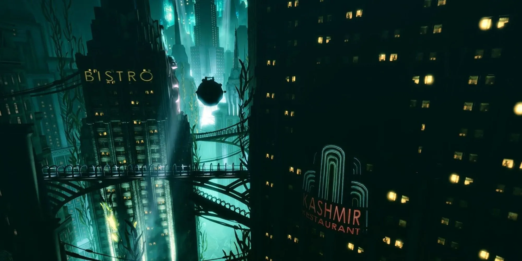 Thành phố Rapture dưới đáy biển trong BioShock, một tuyệt tác kiến trúc Art Deco