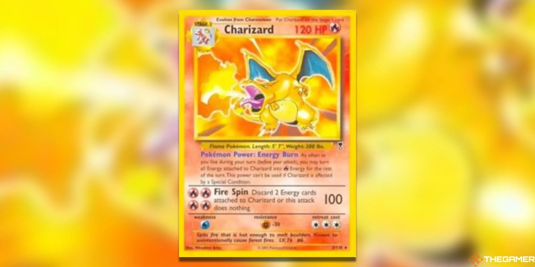 Thẻ Charizard WOTC LC Promo từ Pokemon TCG.