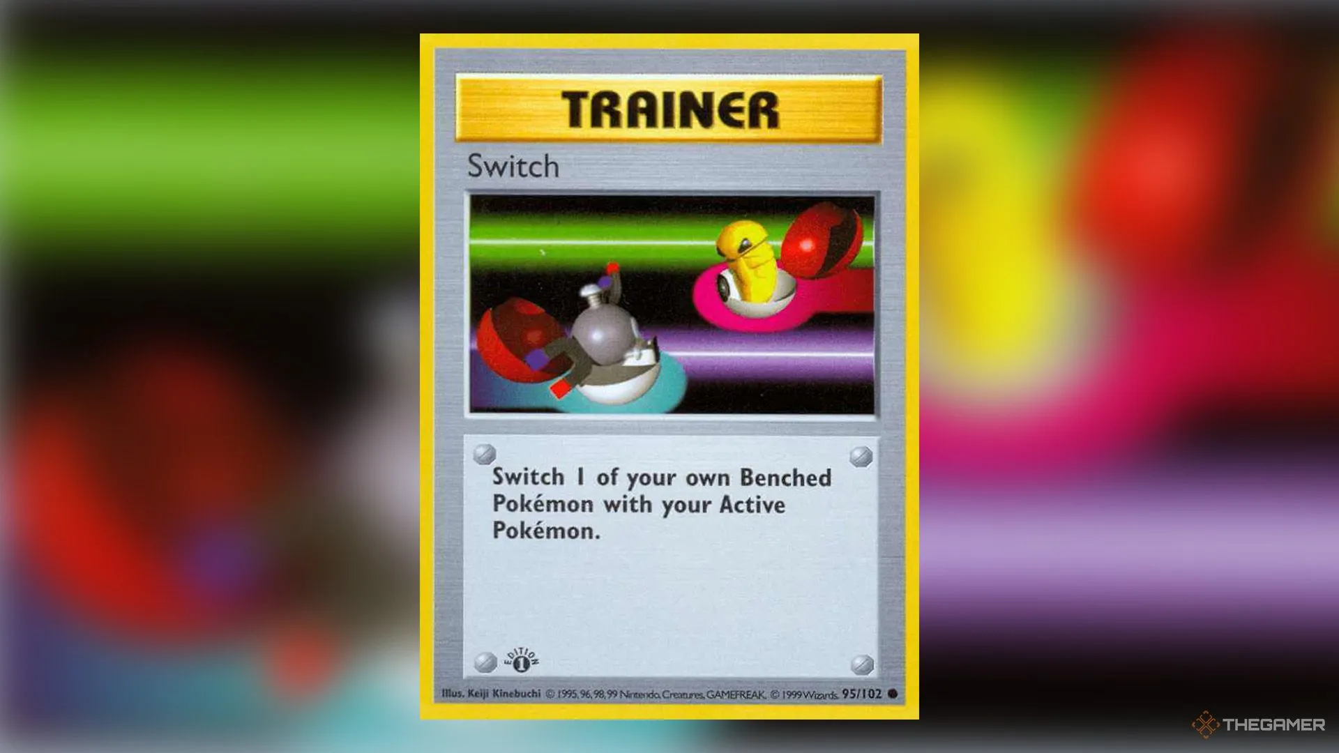 Thẻ Hỗ trợ Switch từ bộ Base Set trong Pokemon TCG.