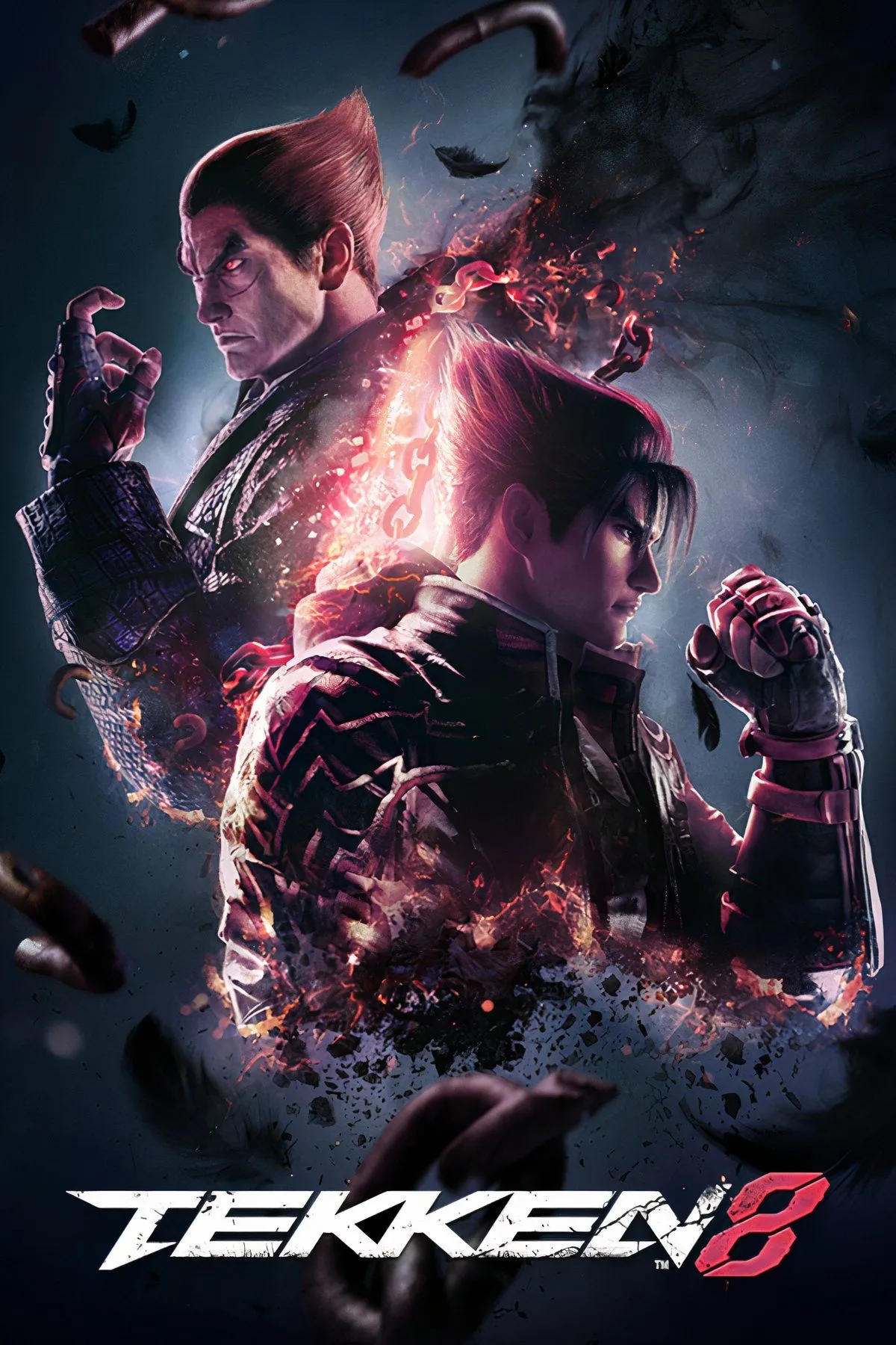 Tổng hợp hình ảnh người cao tuổi chơi game Tekken 8 tại giải đấu Esports, thể hiện sự vui vẻ và tập trung.