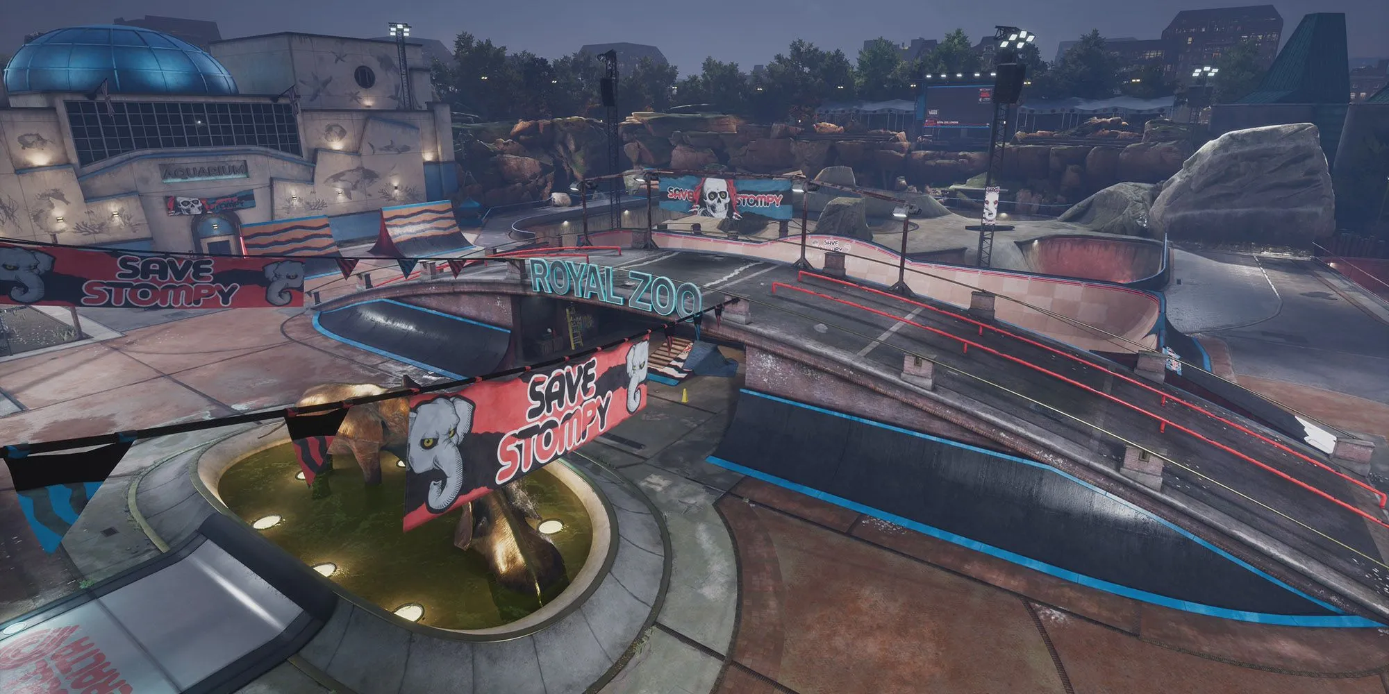 Tony Hawk đang biểu diễn kỹ năng trượt ván đỉnh cao trong Tony Hawk’s Pro Skater 3 + 4