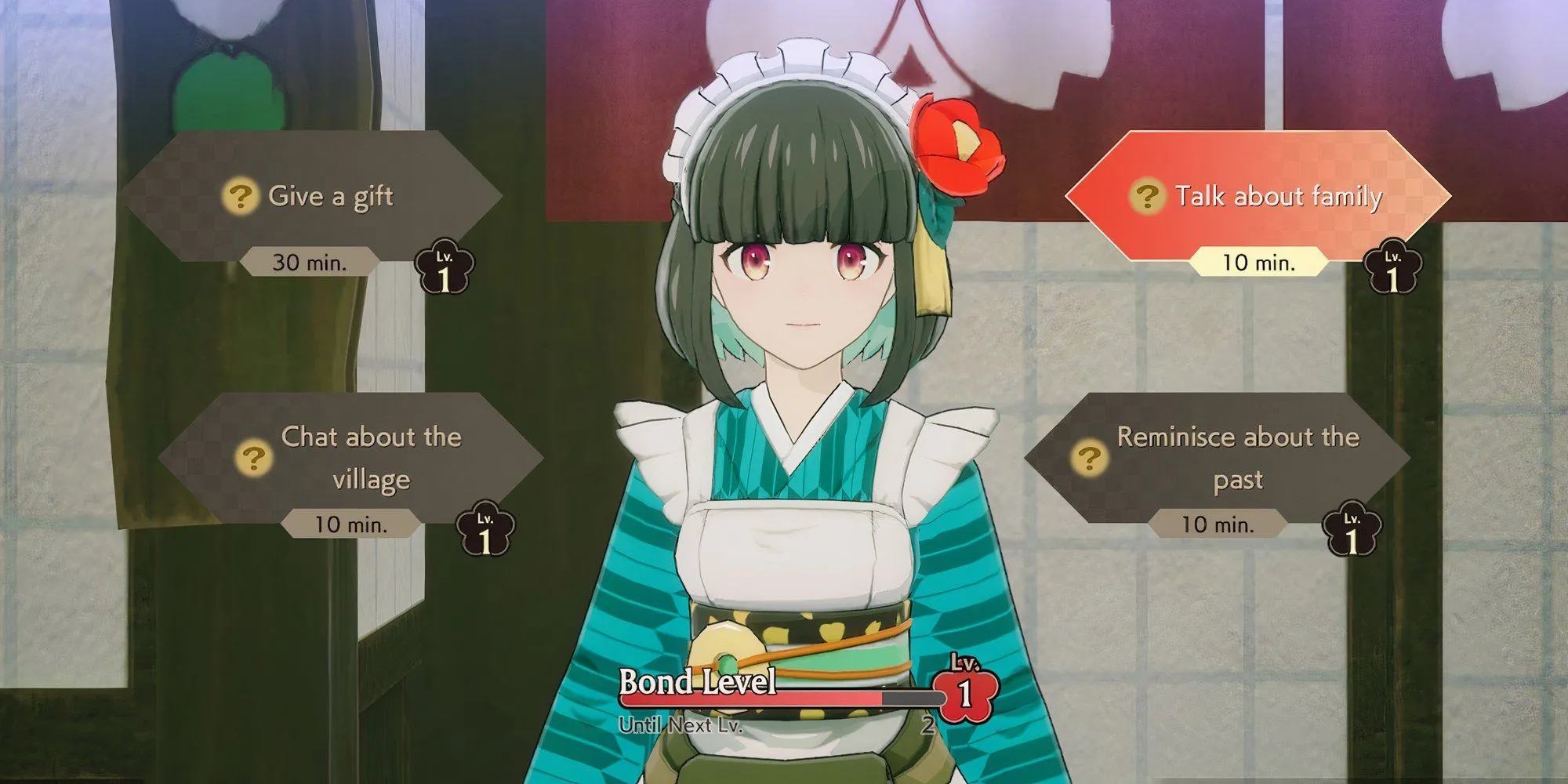 Tùy chọn hẹn hò với Iroha trong Rune Factory Guardians of Azuma