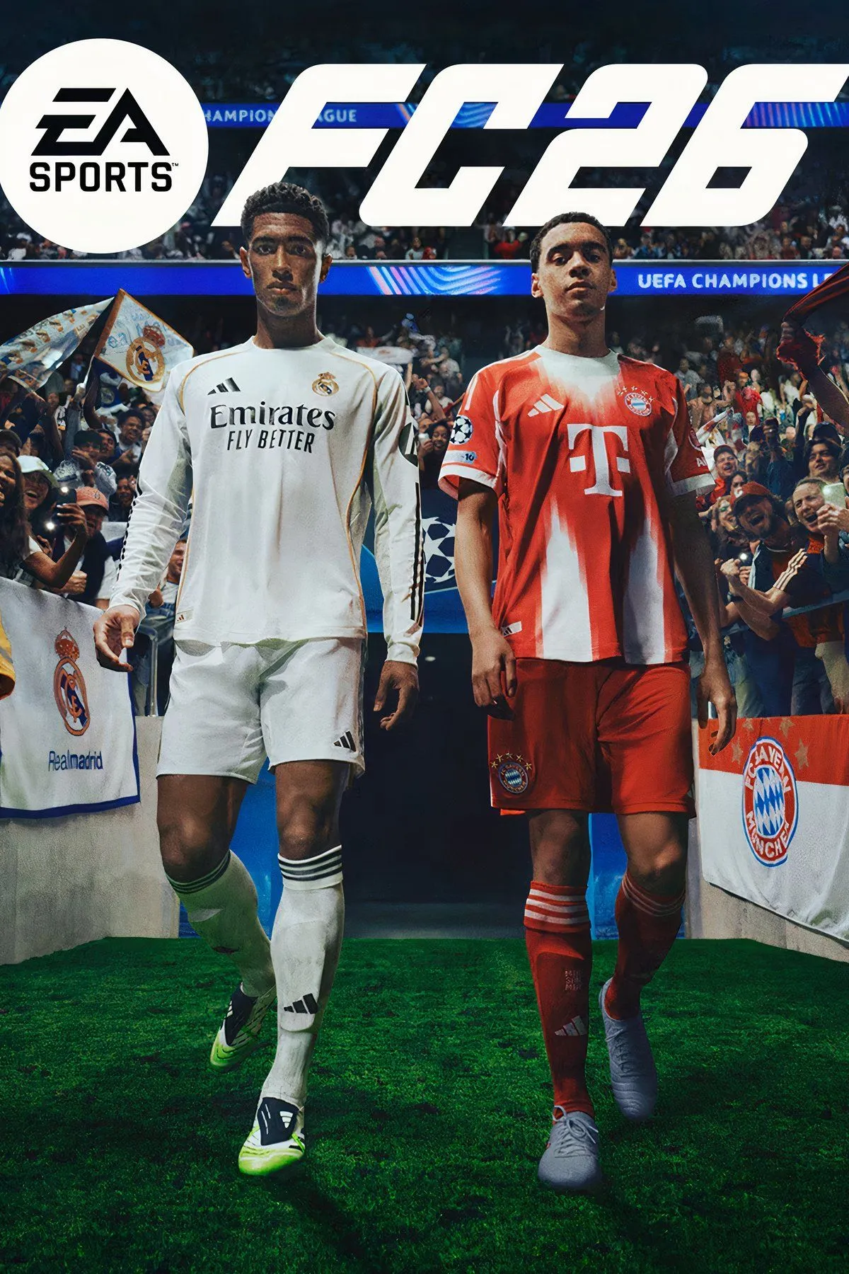 Ảnh bìa của trang thông tin EA Sports FC 26 với cầu thủ ngôi sao